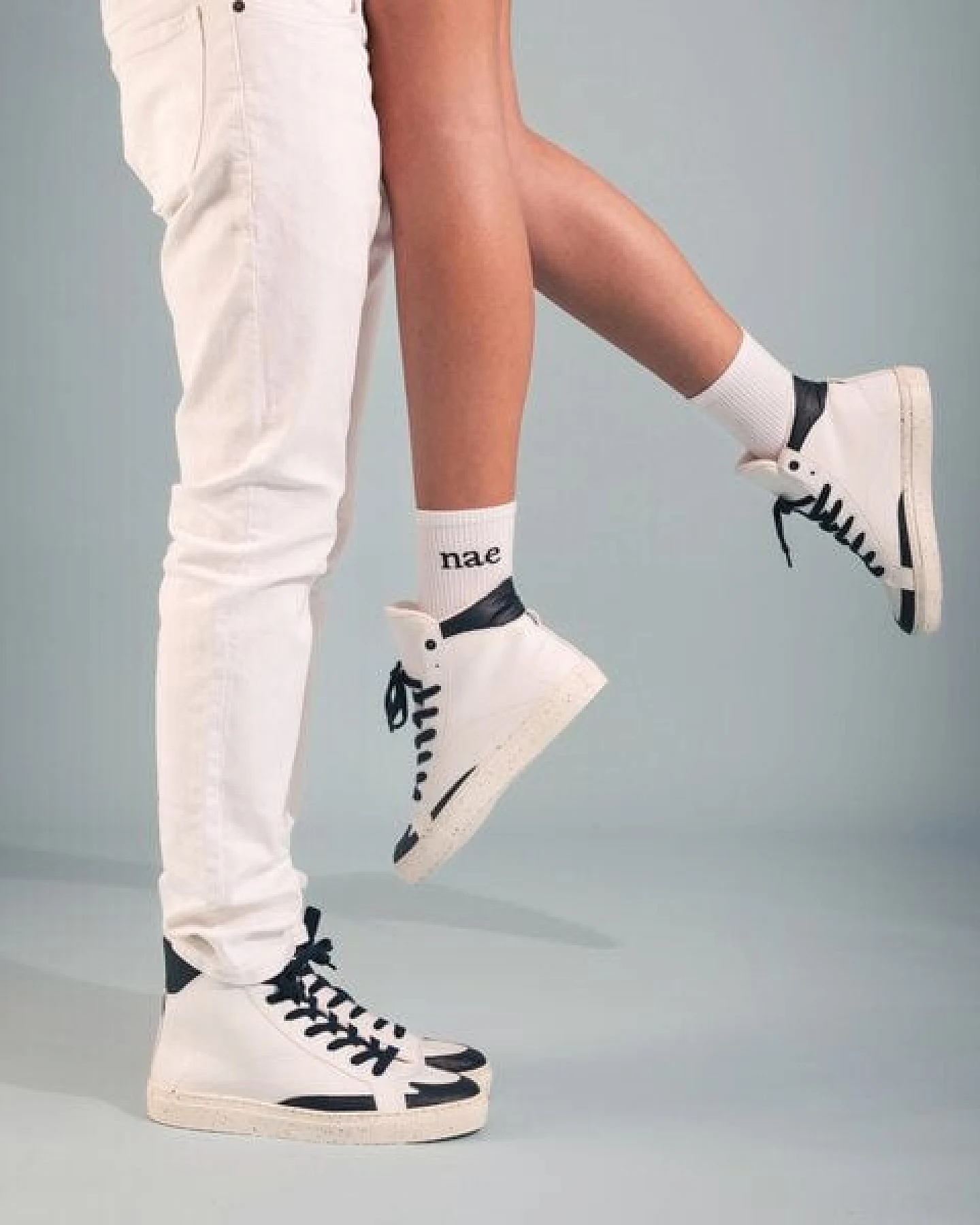 Nae Vegan Shoes NAE - London High Top Sneaker aus AppleSkin und Piñatex – Ansicht 4