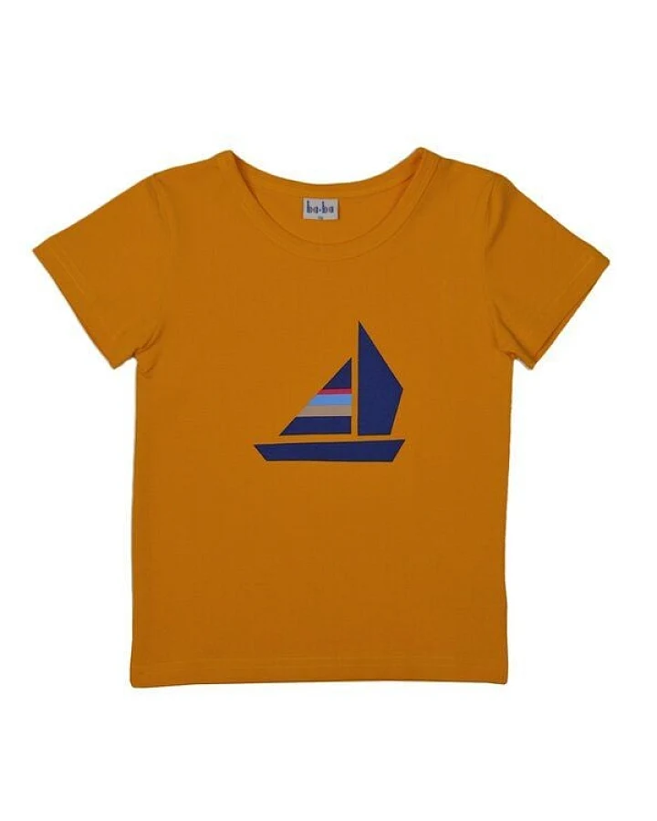T-Shirt mit Bootprint von baba Kidswear