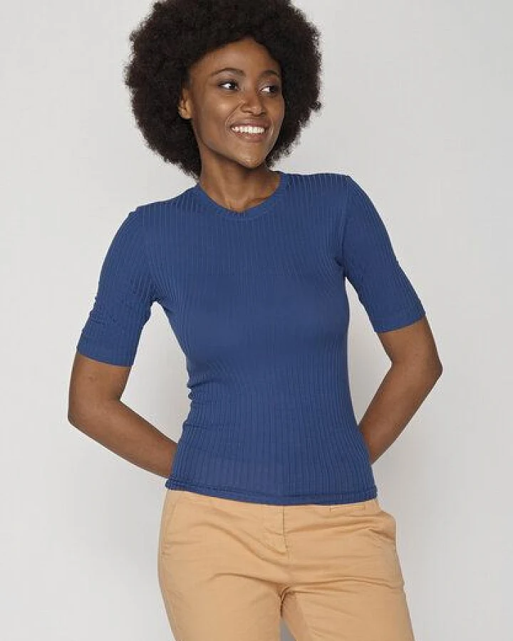 GREENBOMB Basic Lane - Sportliches Longsleeve aus LENZING TENCEL Mix / Fair & Vegan