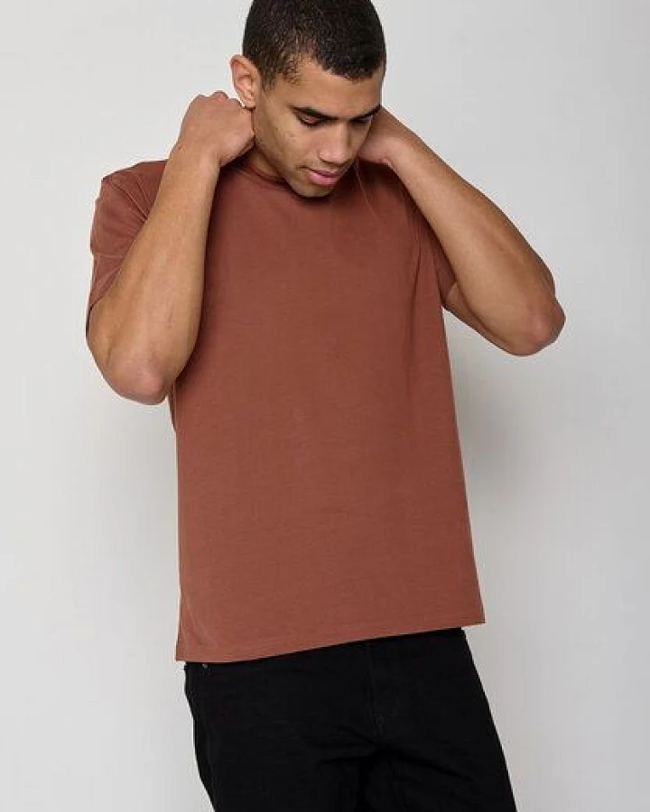 GREENBOMB Basic Fusion - Lässiges Oversize-T-Shirt aus Bio-Baumwolle / GOTS / Fair & Vegan