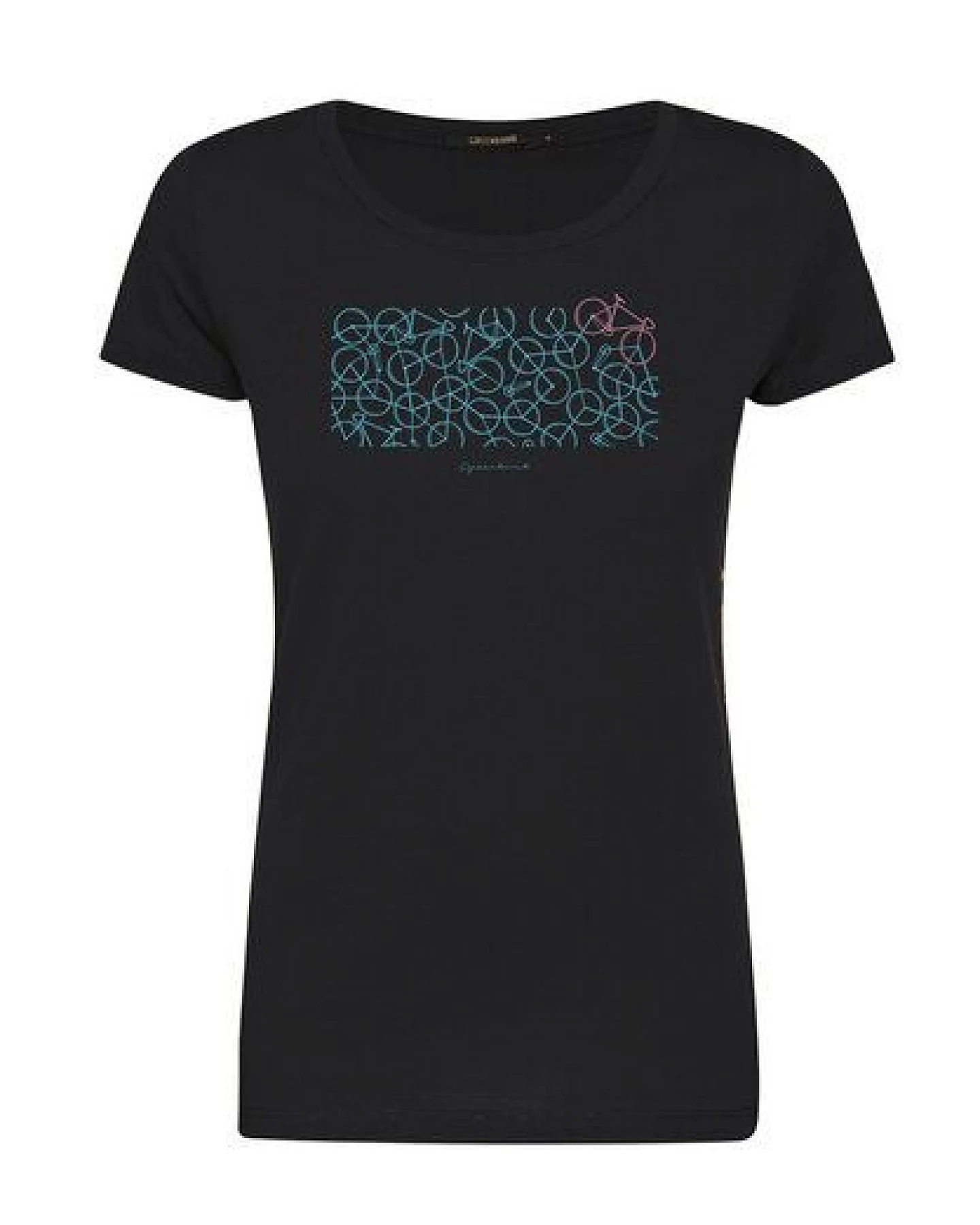 GREENBOMB Bike Connect Loves - Lässiges T-Shirt aus Bio-Baumwolle / hochwertiger Print / Fair & Vegan – Ansicht 3