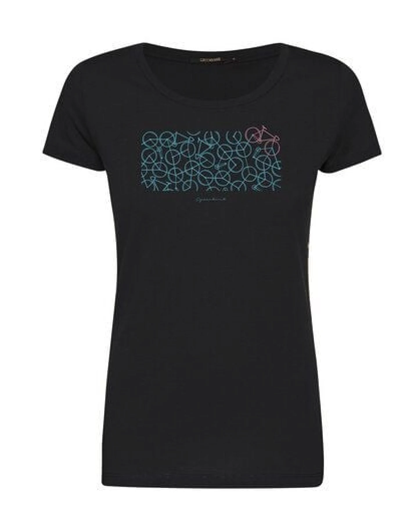 GREENBOMB Bike Connect Loves - Lässiges T-Shirt aus Bio-Baumwolle / hochwertiger Print / Fair & Vegan – Ansicht 4