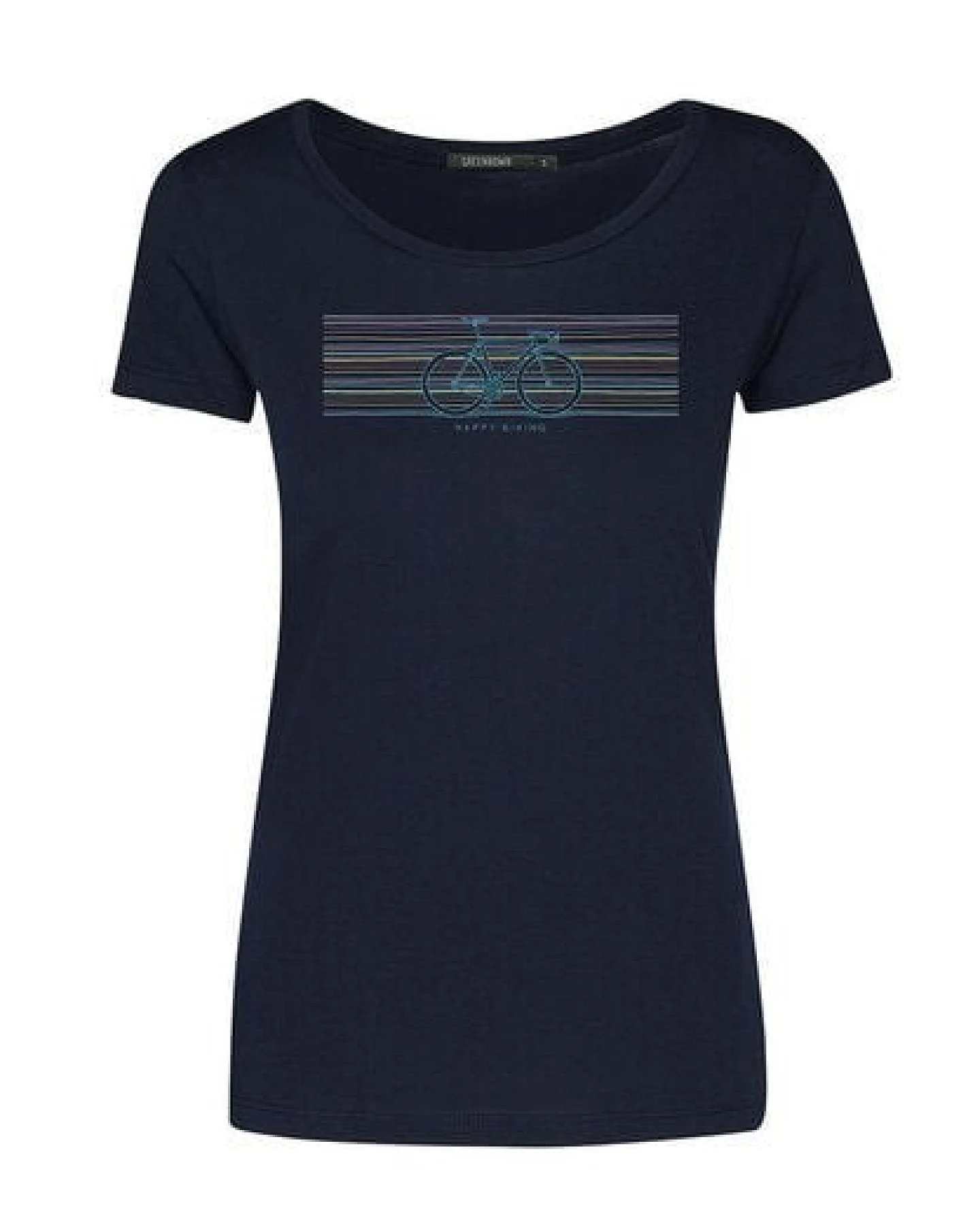 GREENBOMB Bike Fun Loves - Lässiges T-Shirt aus Bio-Baumwolle / hochwertiger Print / Fair & Vegan – Ansicht 4