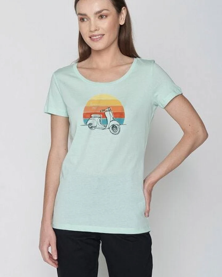 GREENBOMB Lifestyle Scooter Loves - Lässiges T-Shirt aus Bio-Baumwolle / hochwertiger Print / Fair & Vegan