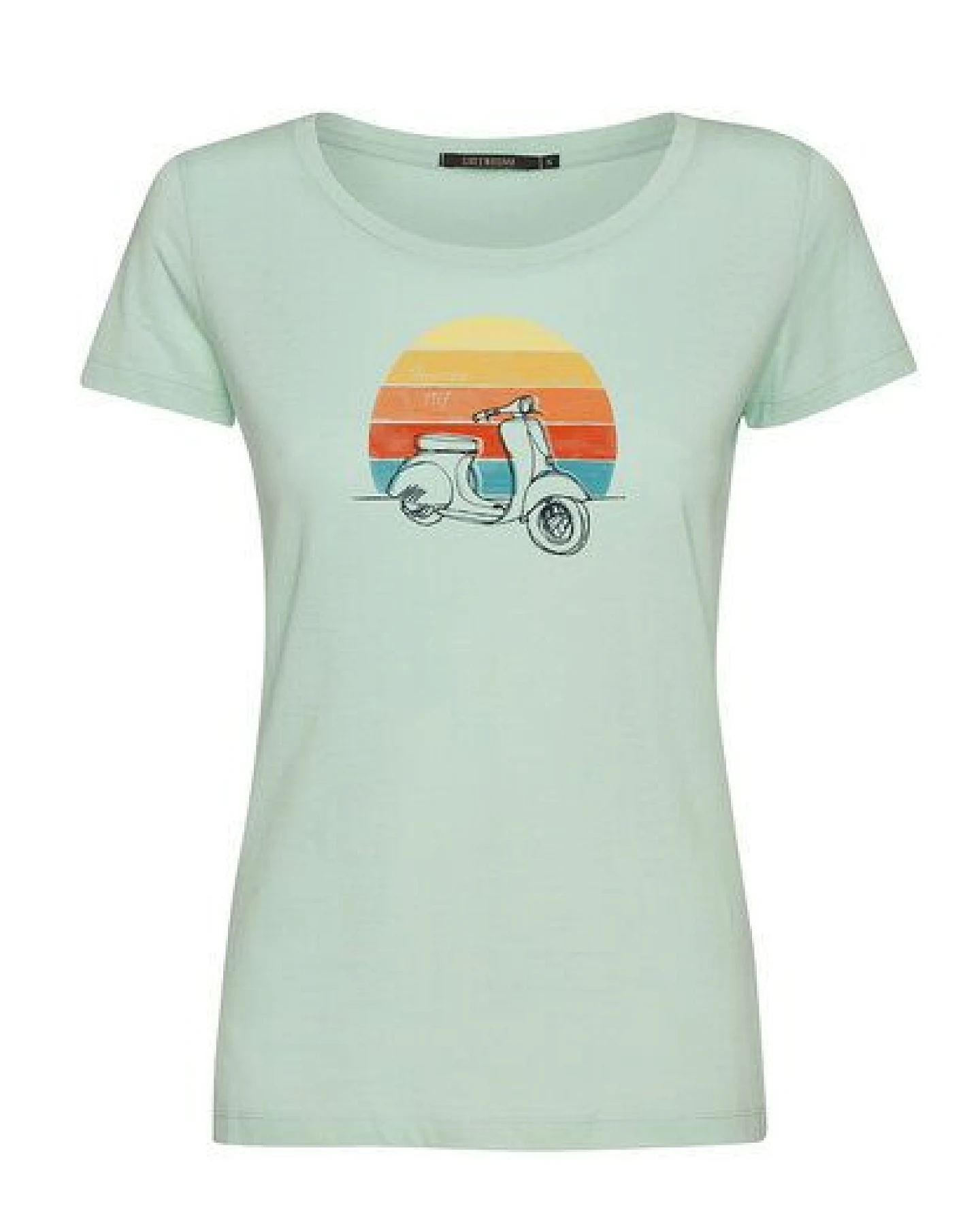 GREENBOMB Lifestyle Scooter Loves - Lässiges T-Shirt aus Bio-Baumwolle / hochwertiger Print / Fair & Vegan – Ansicht 2