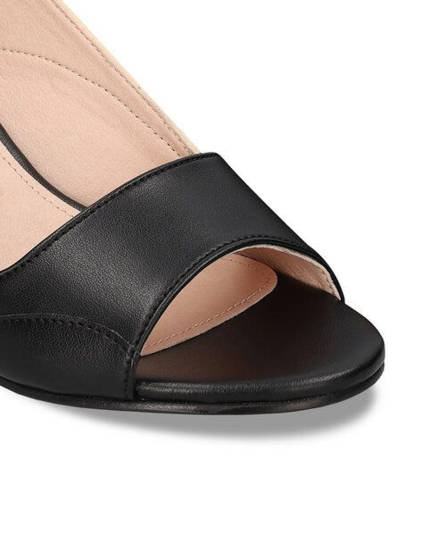Nae Vegan Shoes NAE - Mara Schwarze Vegane Absätze in AppleSkin – Ansicht 3