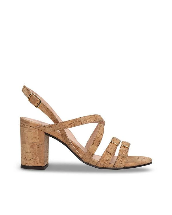 Nae Vegan Shoes NAE - Maria Braune Vegane Korksandalen