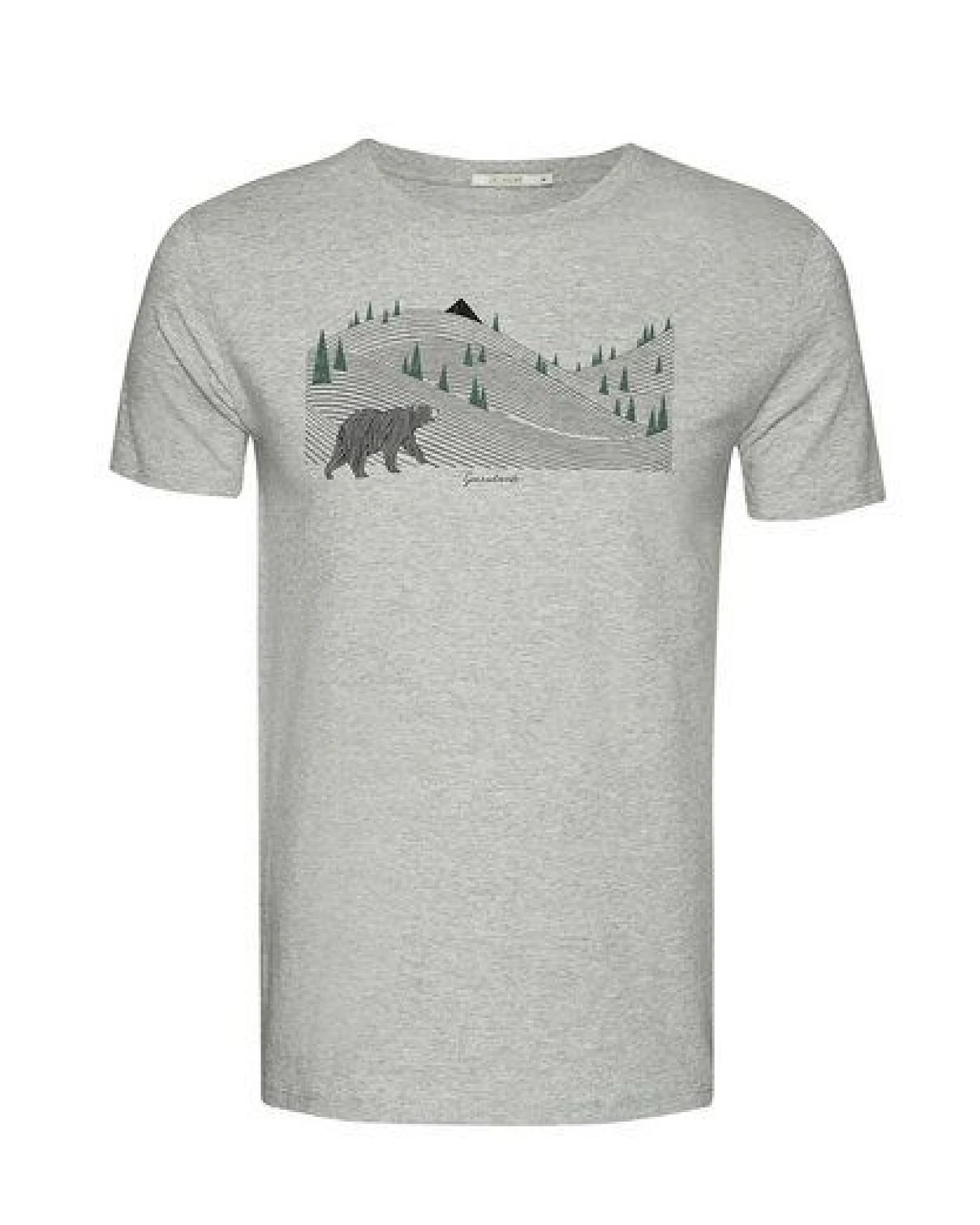 GREENBOMB Animal Bearland Guide - Sportliches T-Shirt aus Bio-Baumwolle / hochwertiger Print / GOTS / Fair & Vegan – Ansicht 4