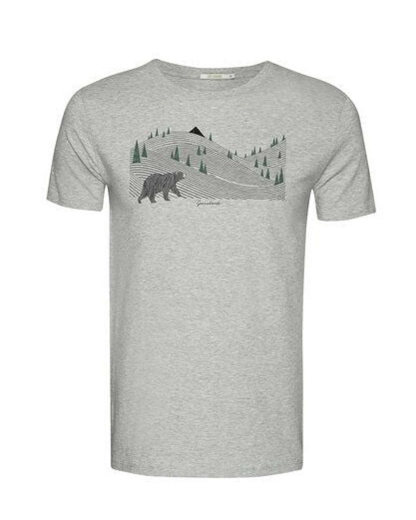 GREENBOMB Animal Bearland Guide - Sportliches T-Shirt aus Bio-Baumwolle / hochwertiger Print / GOTS / Fair & Vegan – Ansicht 4