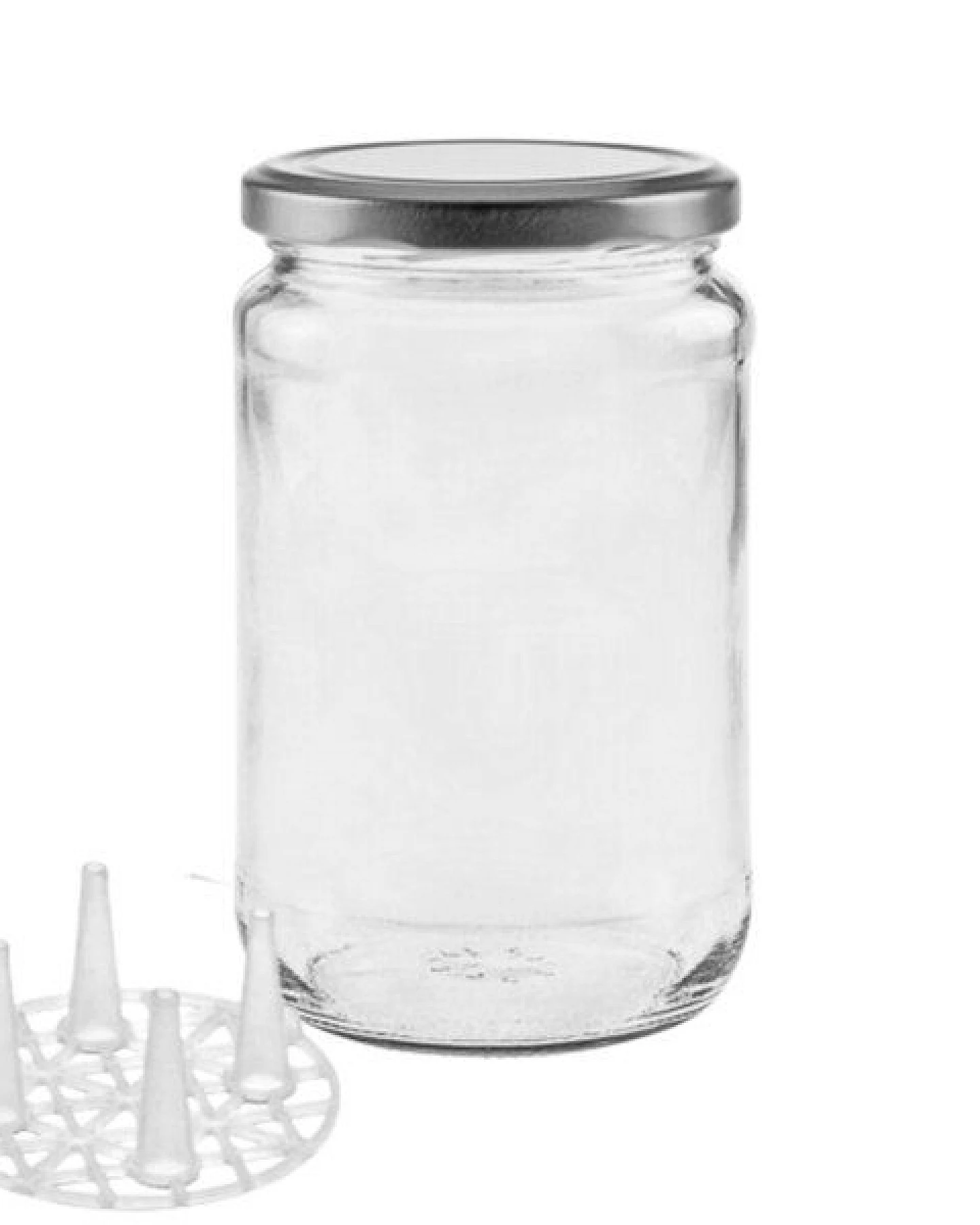 mikken Fermentier Set - 4 x Fermentierglas mit Fermentier Gitter, Holzstößel und Deckel PVC-frei – Ansicht 3