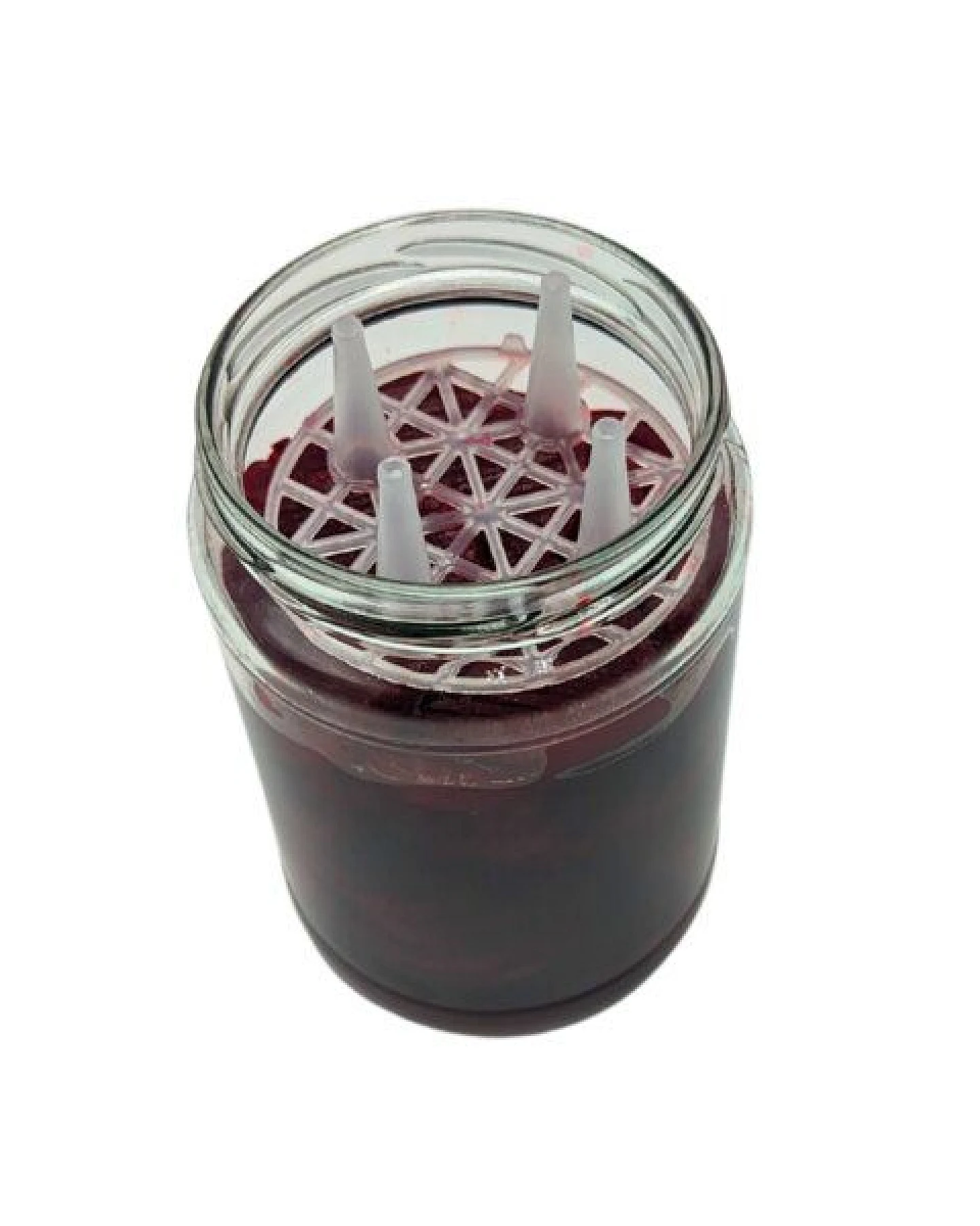 mikken Fermentier Set - 4 x Fermentierglas mit Fermentier Gitter, Holzstößel und Deckel PVC-frei – Ansicht 4