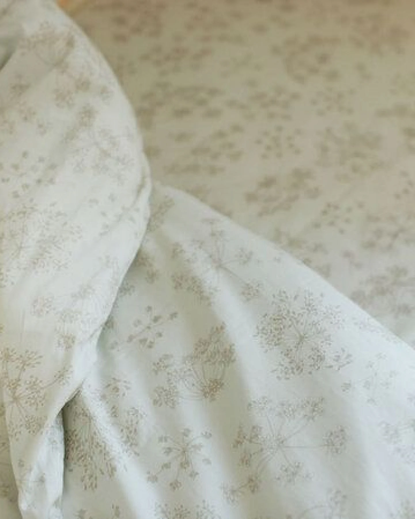 Yumeko Kinderbettwäsche Baumwollsatin Natural Bloom – Ansicht 3