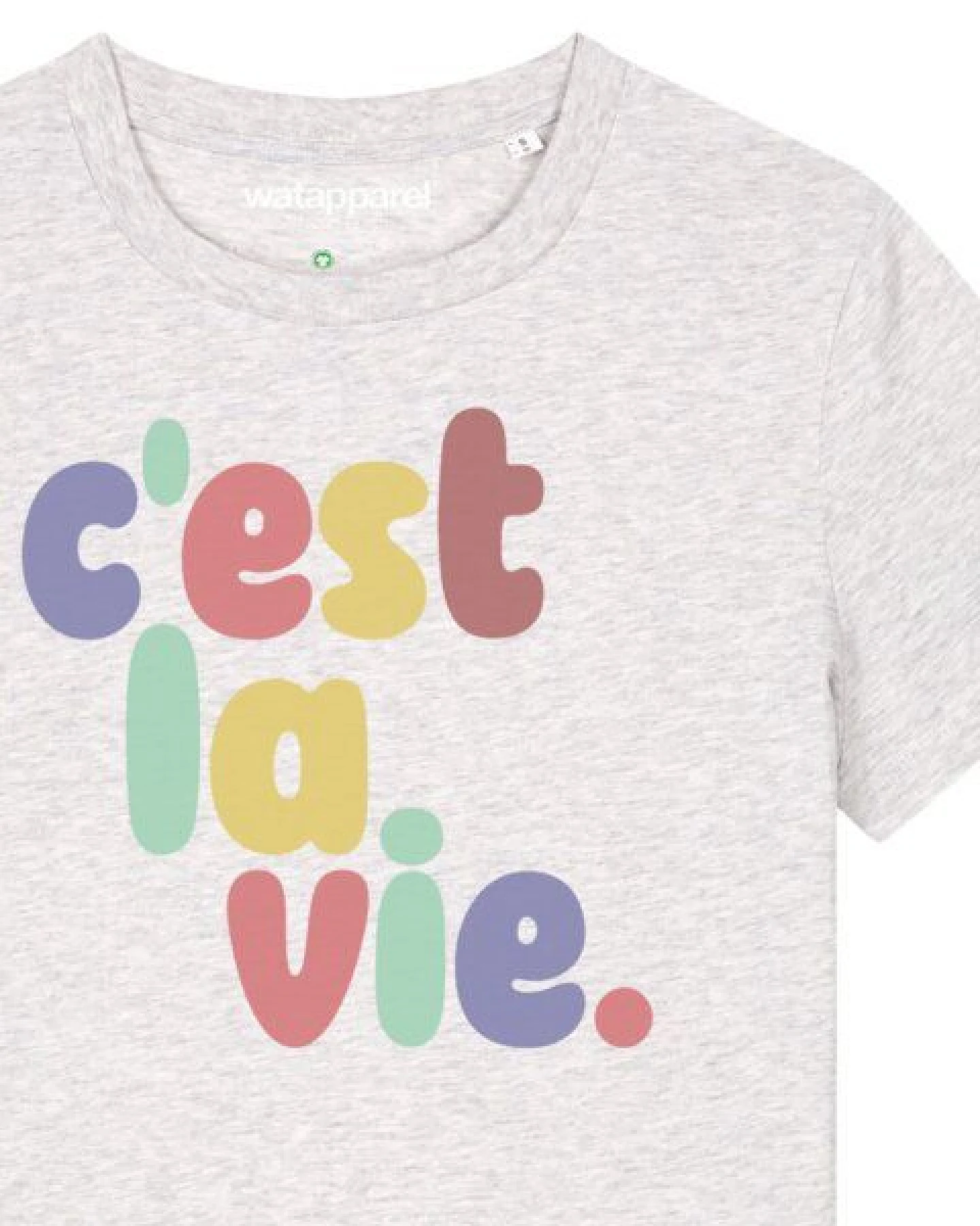 watapparel T-Shirt Frauen c'est la vie – Ansicht 3