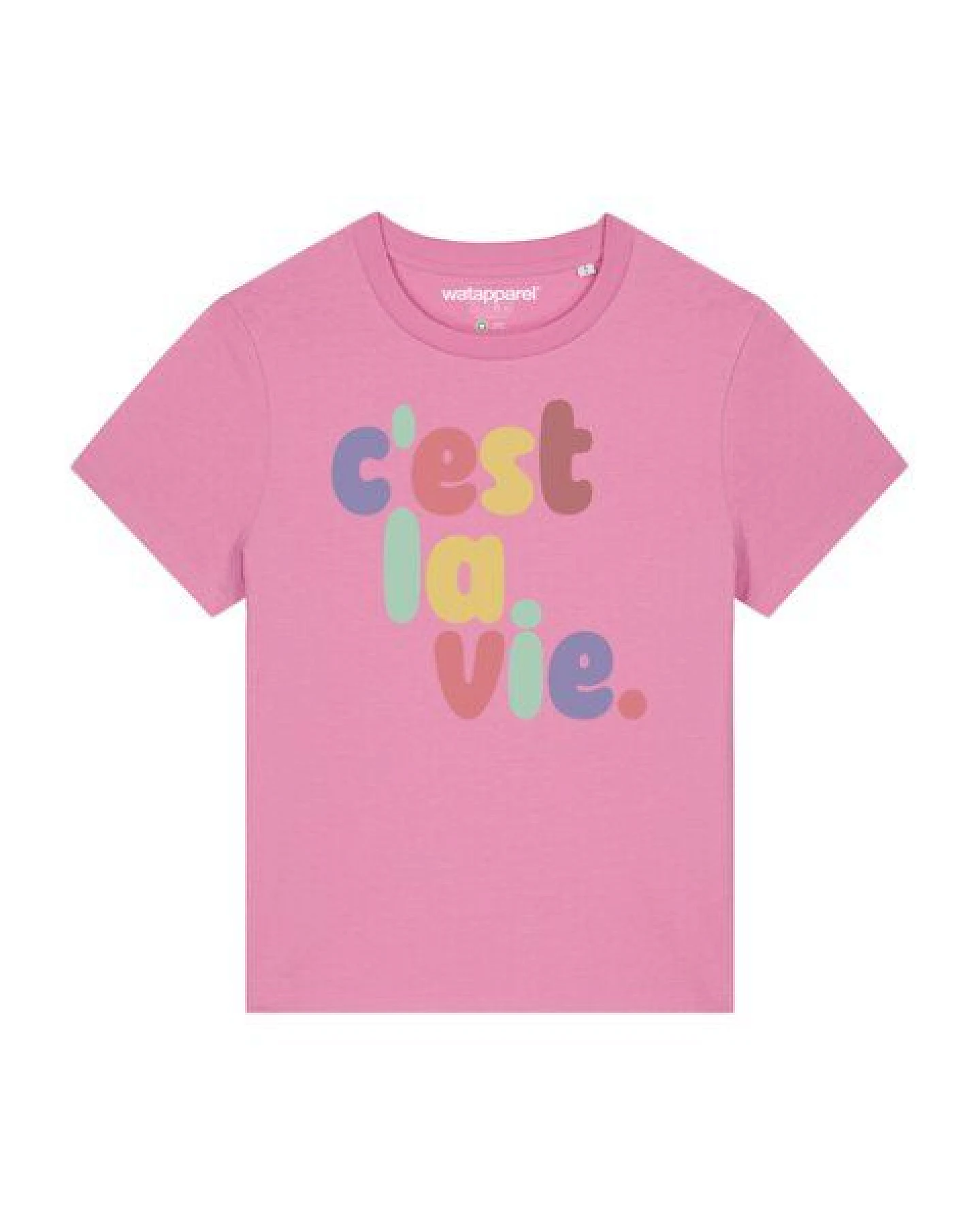 watapparel T-Shirt Frauen c'est la vie – Ansicht 2