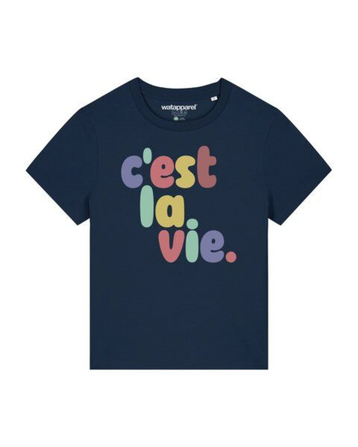 watapparel T-Shirt Frauen c'est la vie – Ansicht 2