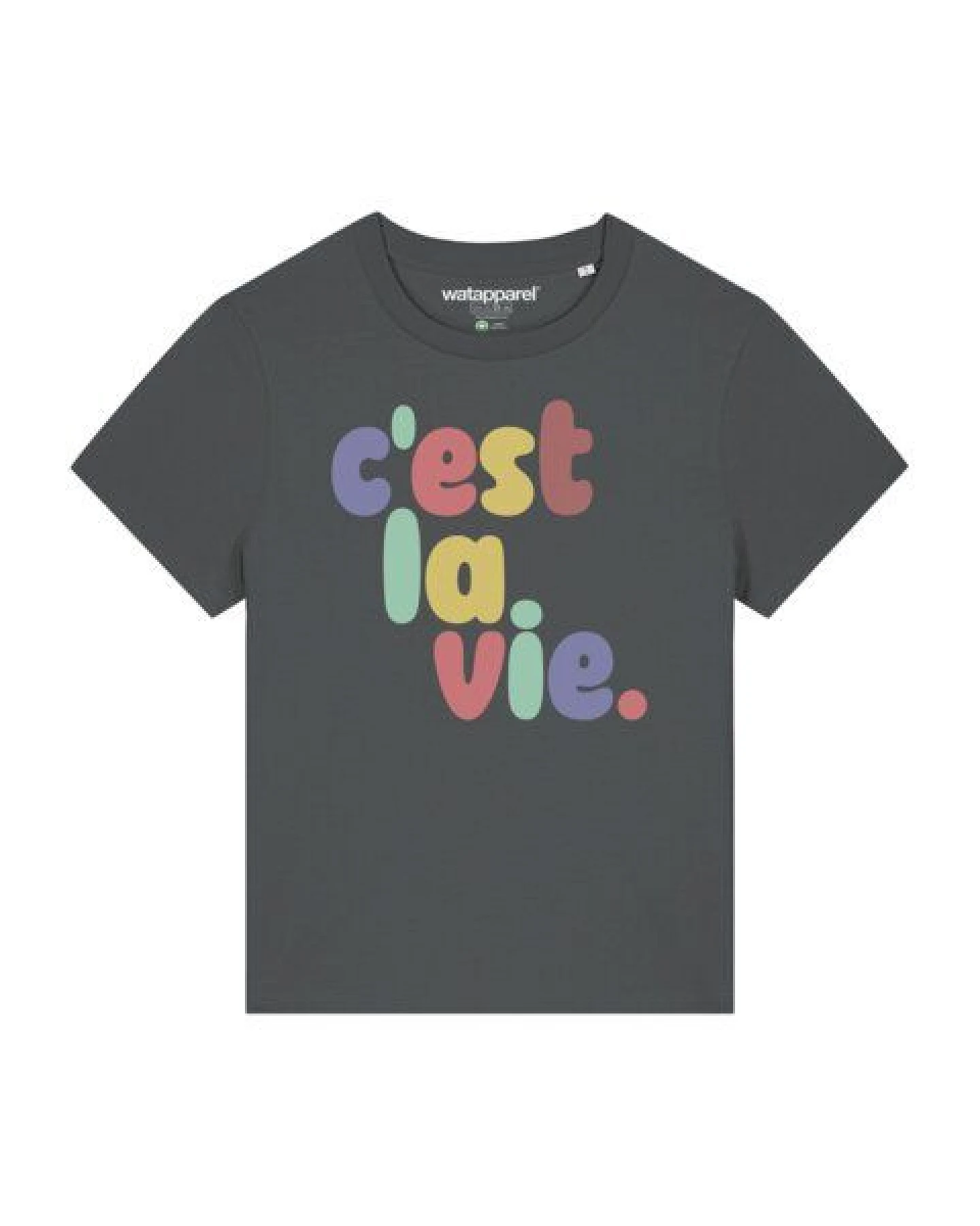 watapparel T-Shirt Frauen c'est la vie – Ansicht 2