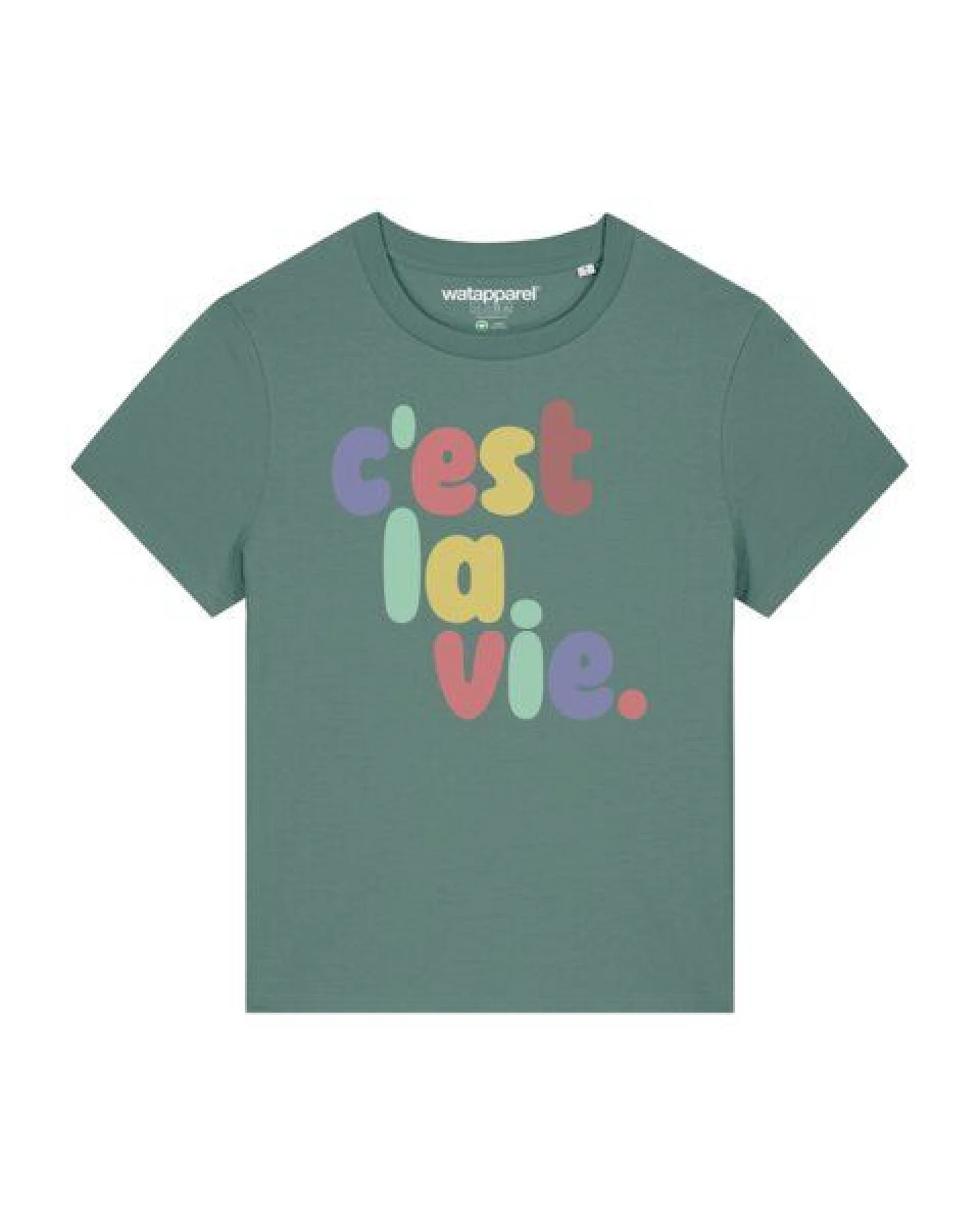 watapparel T-Shirt Frauen c'est la vie – Ansicht 2