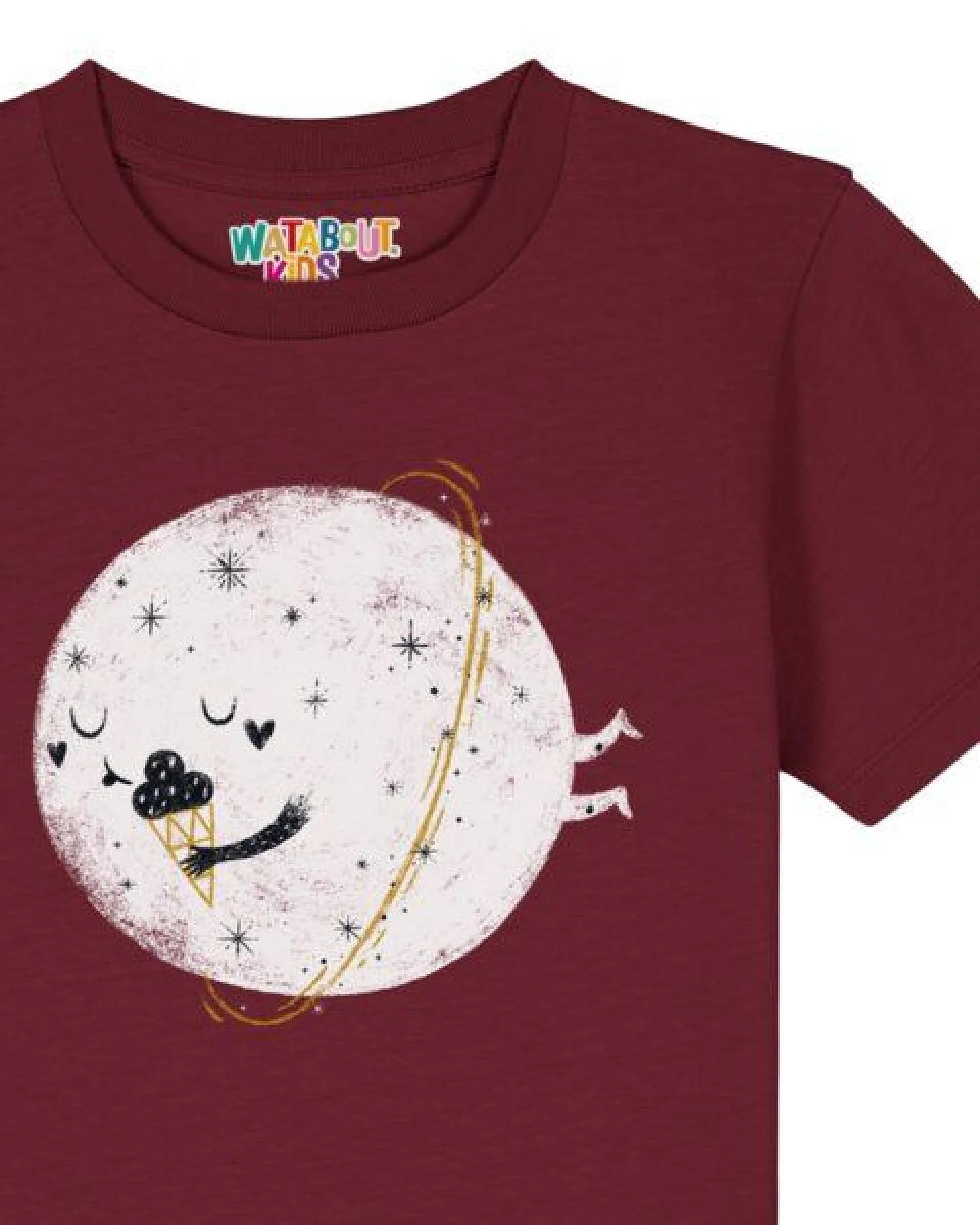watabout.kids T-Shirt Kinder Planet mit Eis – Ansicht 2