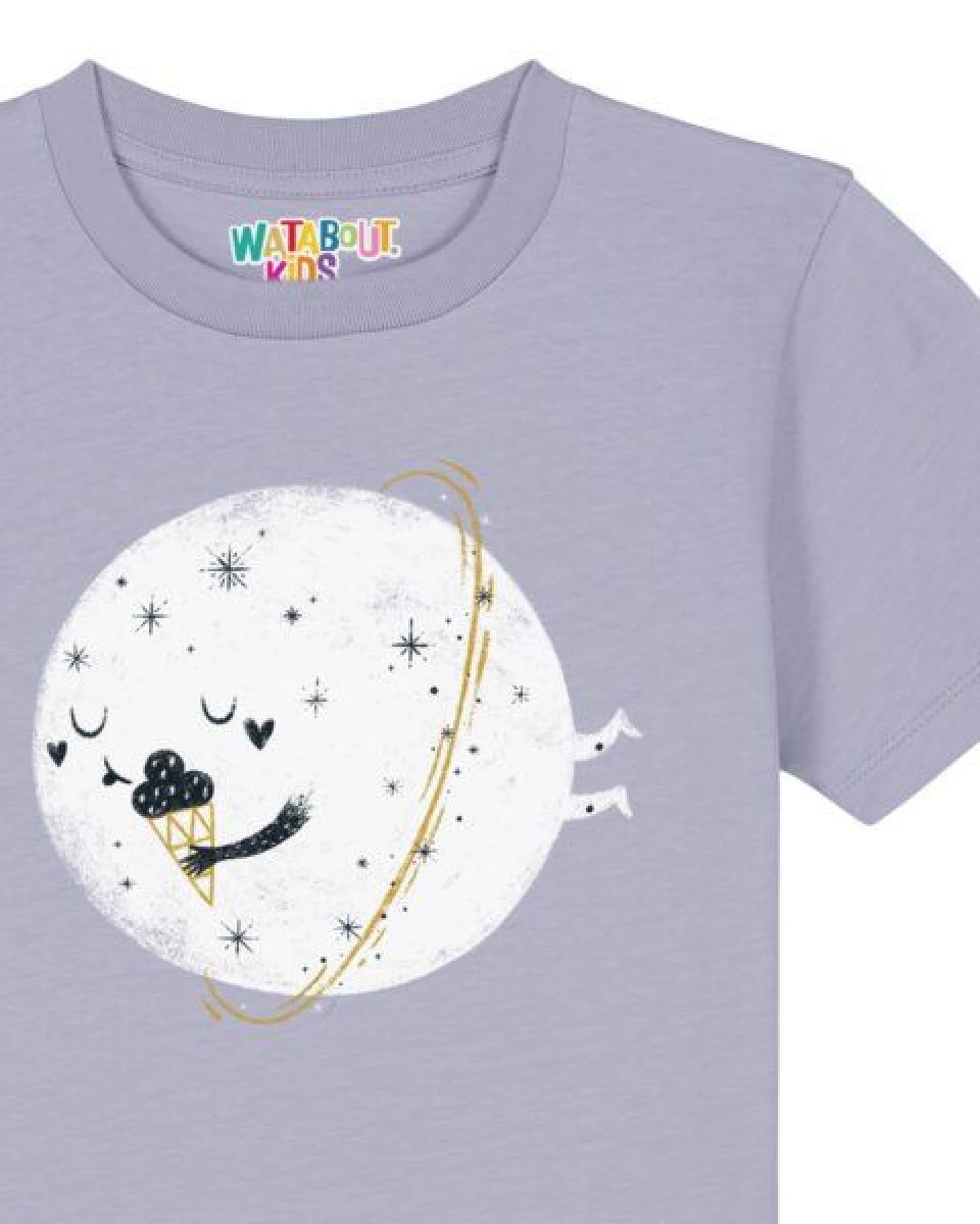 watabout.kids T-Shirt Kinder Planet mit Eis – Ansicht 2