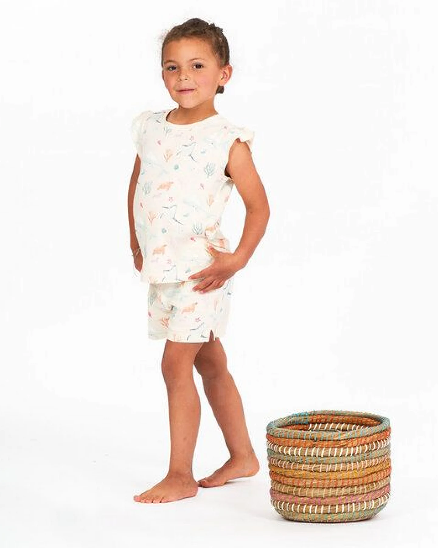 Sense Organics & friends in cooperation with GARY MASH Kurzer Kinder Pyjama aus Biobaumwolle – Ansicht 2