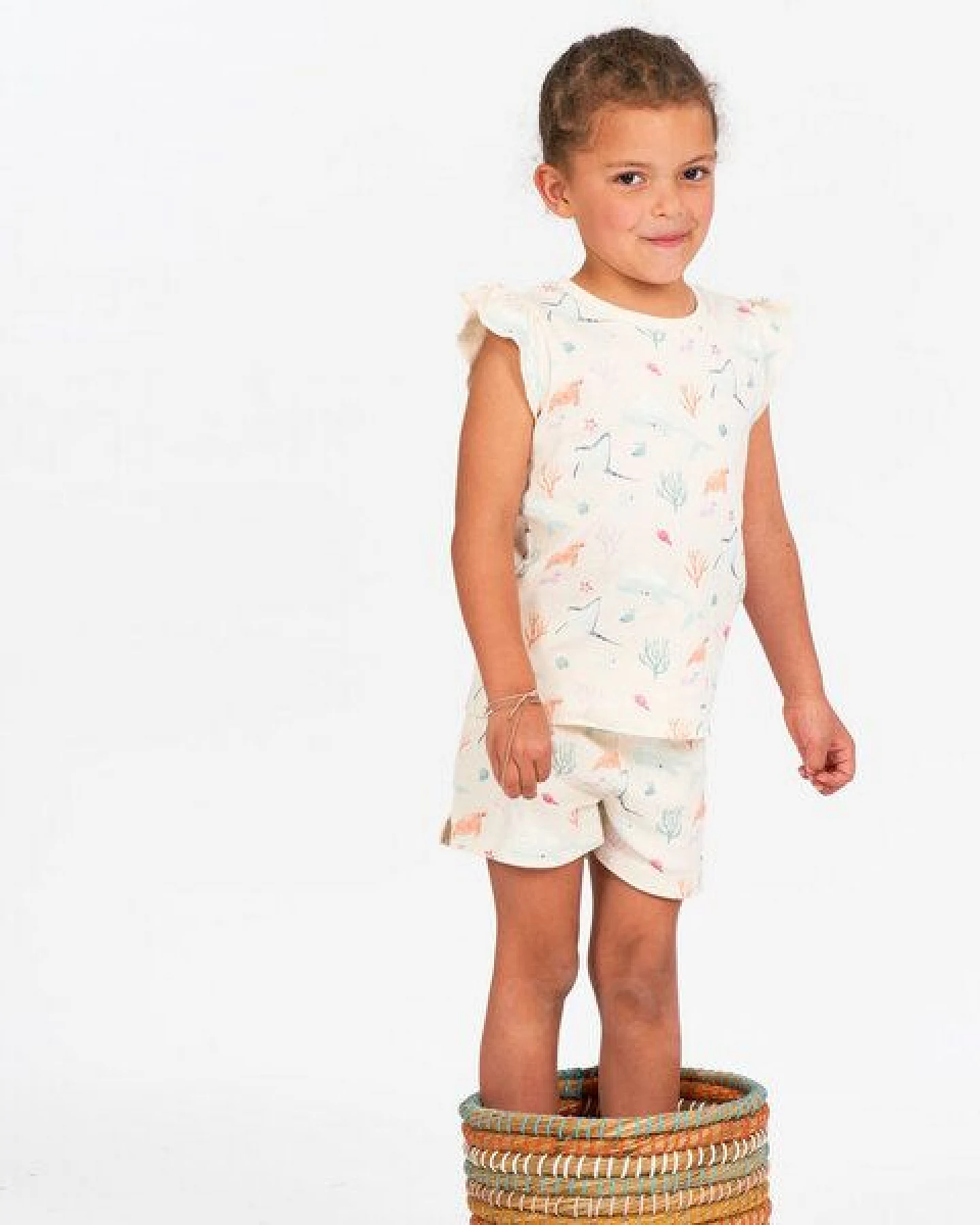 Sense Organics & friends in cooperation with GARY MASH Kurzer Kinder Pyjama aus Biobaumwolle – Ansicht 3