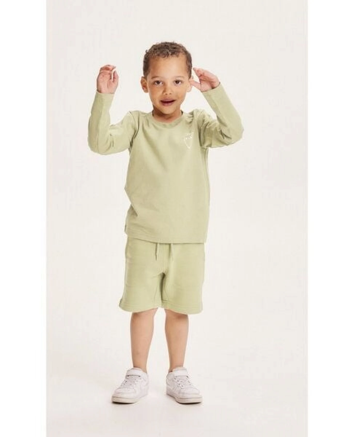 KnowledgeCotton Apparel Kids Sweatshorts aus Bio-Baumwolle – Ansicht 4