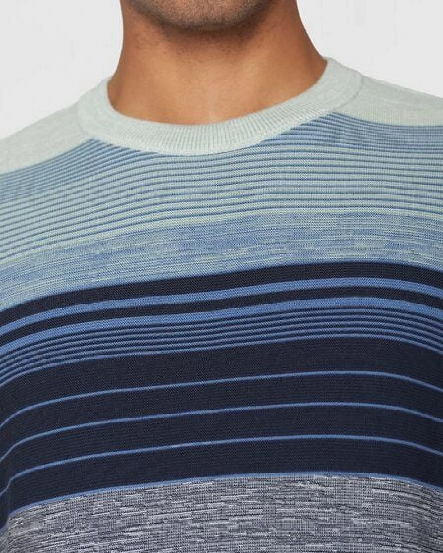 KnowledgeCotton Apparel Strickpullover MULTICOLOR STRIPED aus Bio-Baumwolle – Ansicht 4