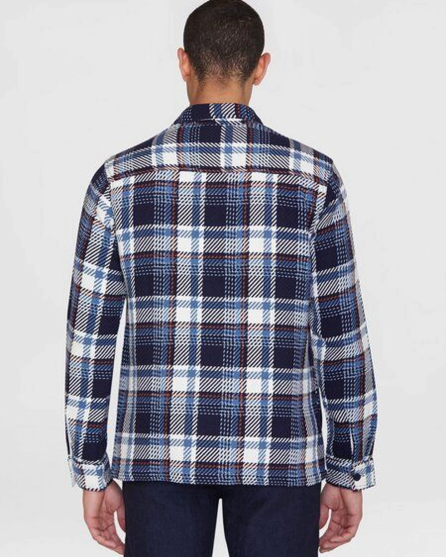 KnowledgeCotton Apparel Kariertes Overshirt CHECKED aus Bio-Baumwolle – Ansicht 2