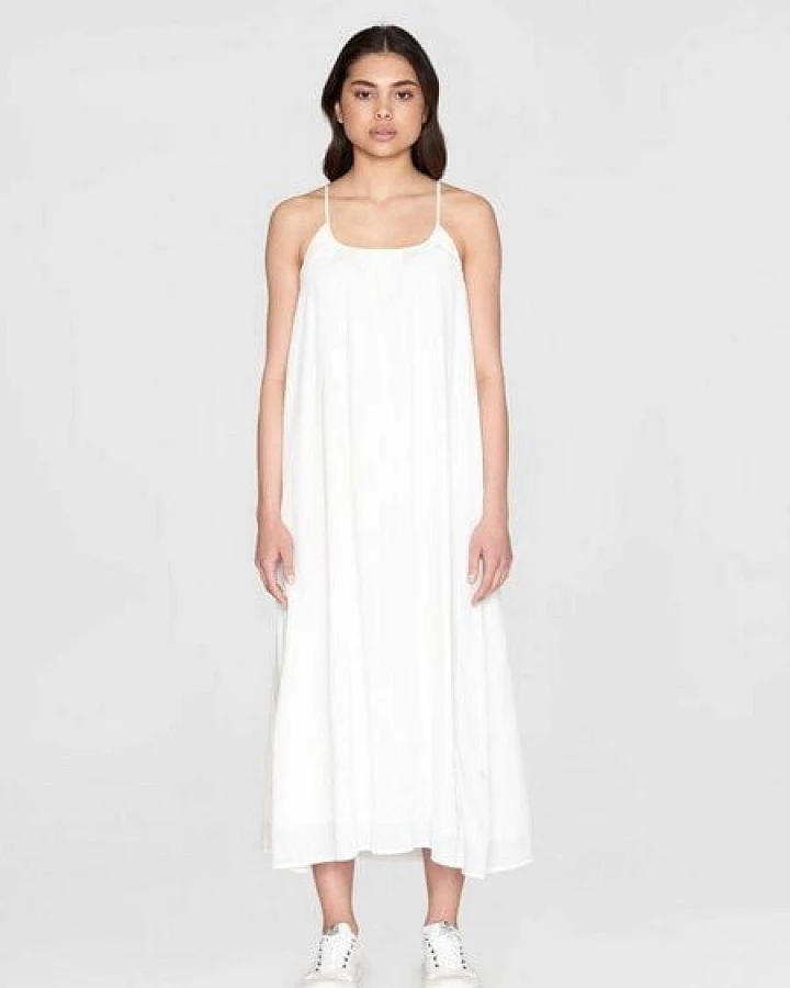 KnowledgeCotton Apparel Trägerkleid STRUCTURE aus Bio-Baumwolle