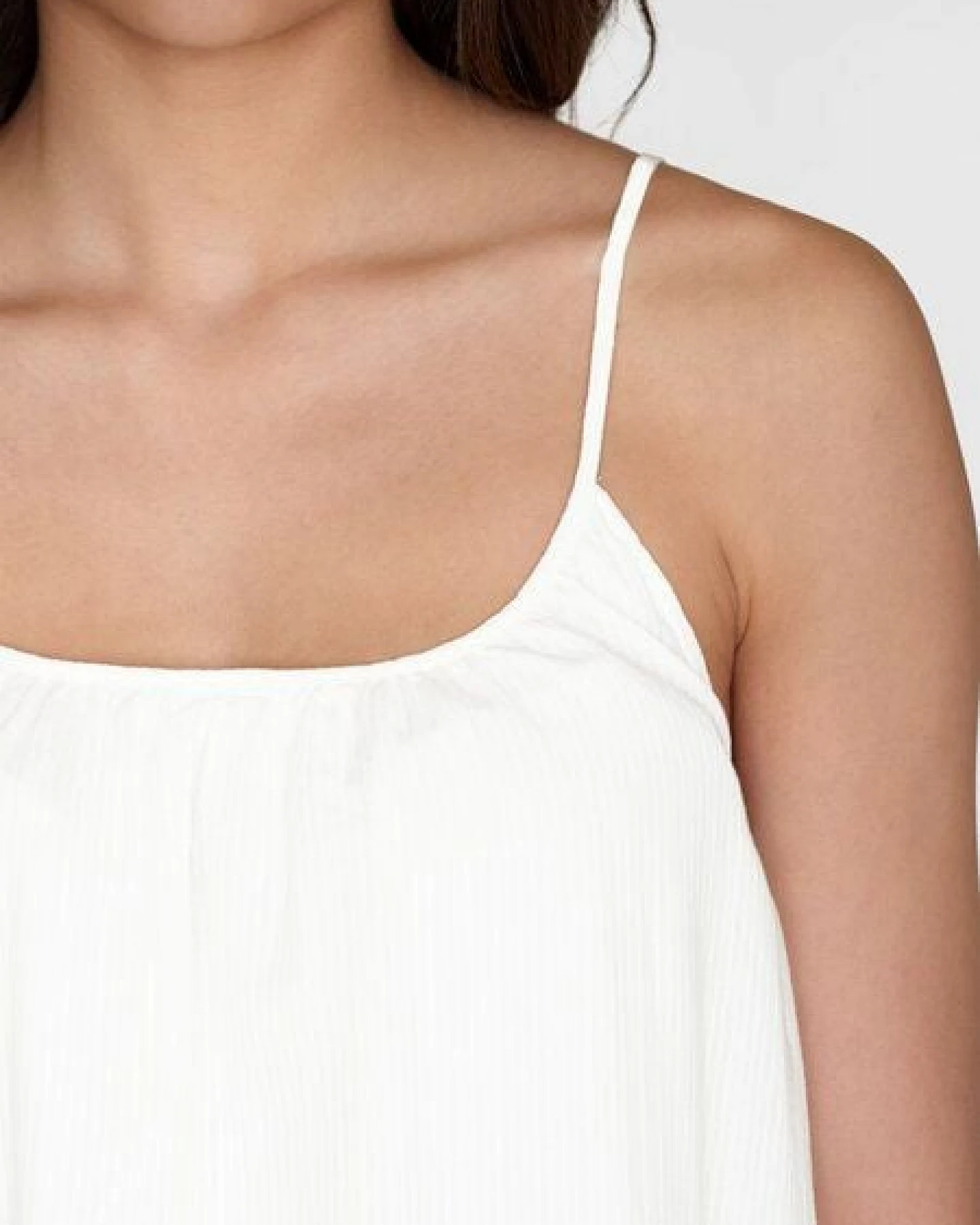 KnowledgeCotton Apparel Trägerkleid STRUCTURE aus Bio-Baumwolle – Ansicht 4