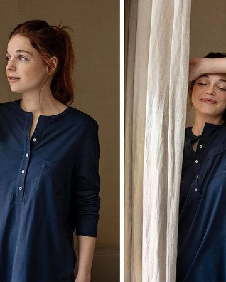 Yumeko Pyjamaoberteil Damen Jersey