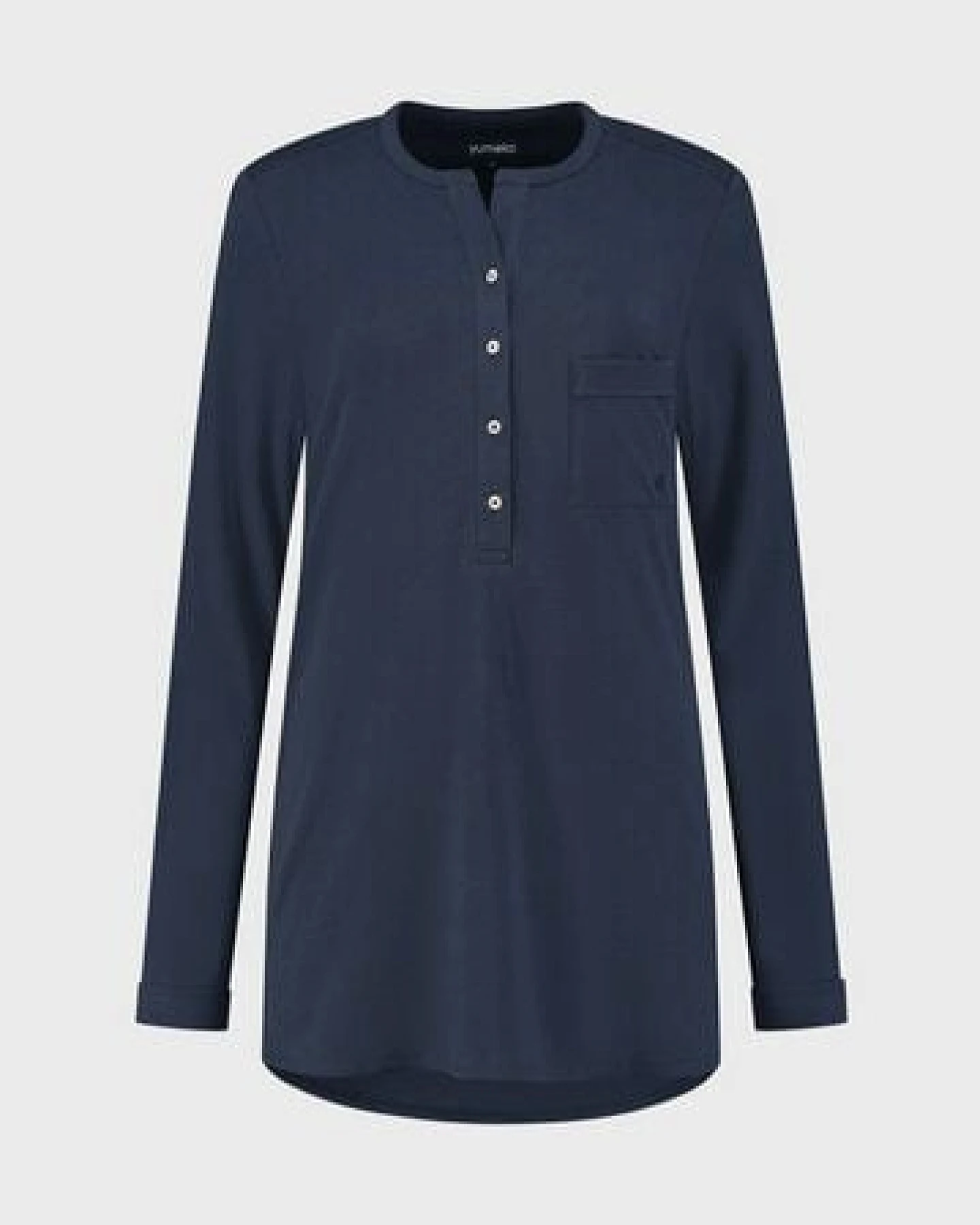 Pyjamaoberteil Damen "Yumeko" aus Baumwoll-Jersey – Ansicht 2