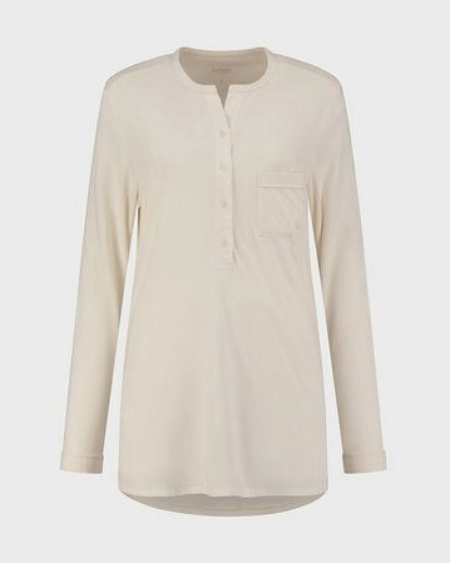 Pyjamaoberteil Damen "Yumeko" aus Baumwoll-Jersey – Ansicht 2