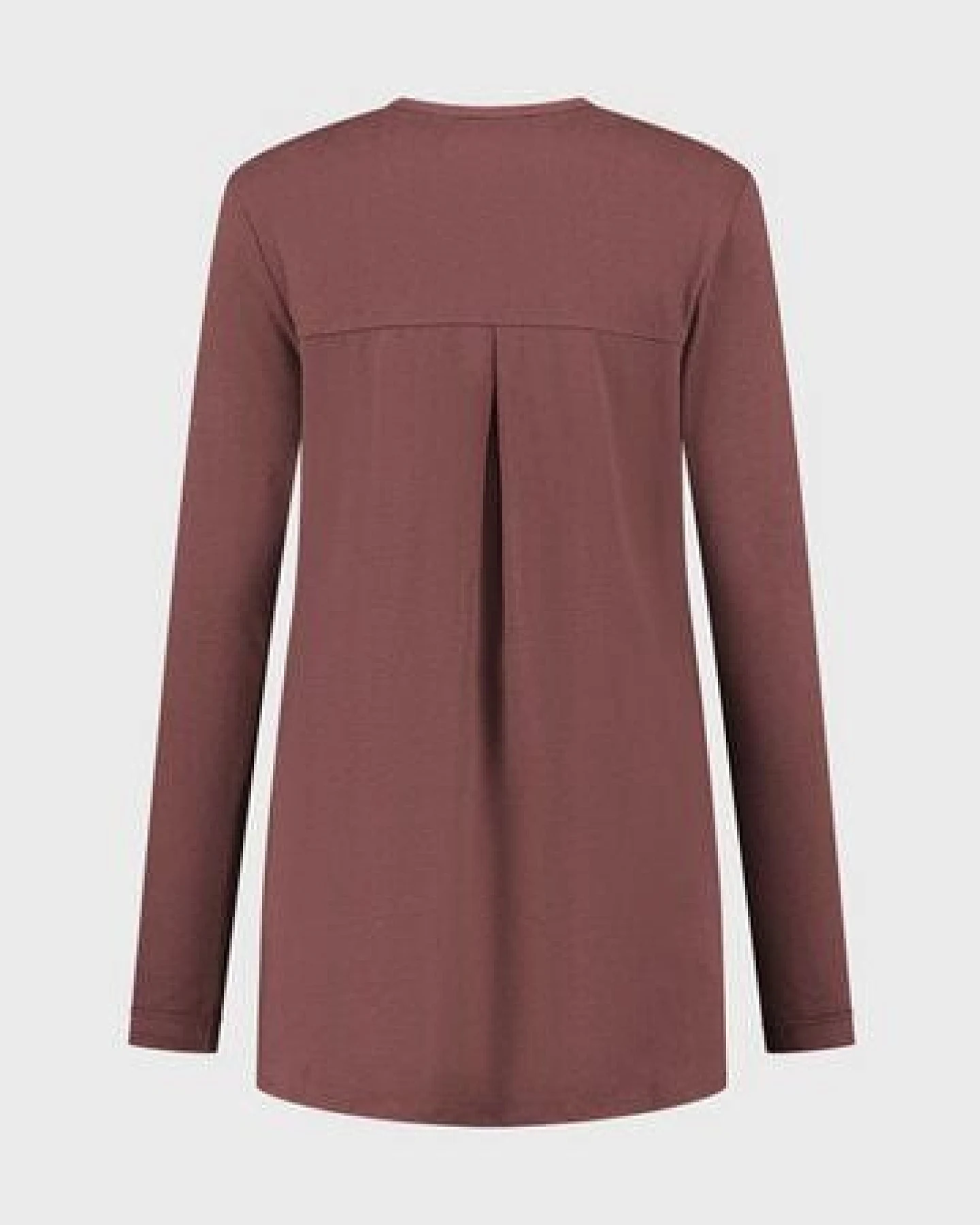 Pyjamaoberteil Damen "Yumeko" aus Baumwoll-Jersey – Ansicht 2
