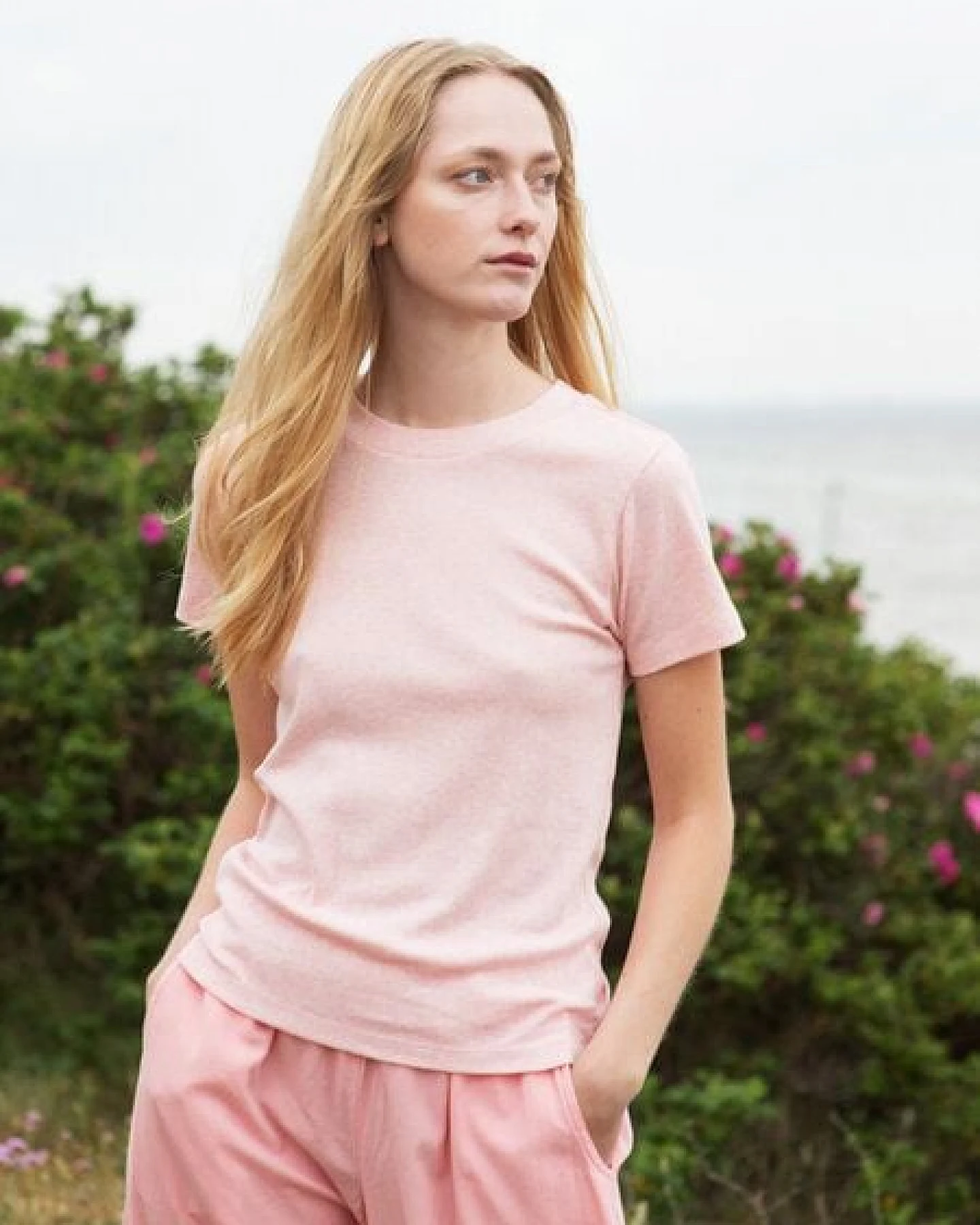 Serendipity Edle Kurzarm T-shirts in Biobaumwolle – Ansicht 2