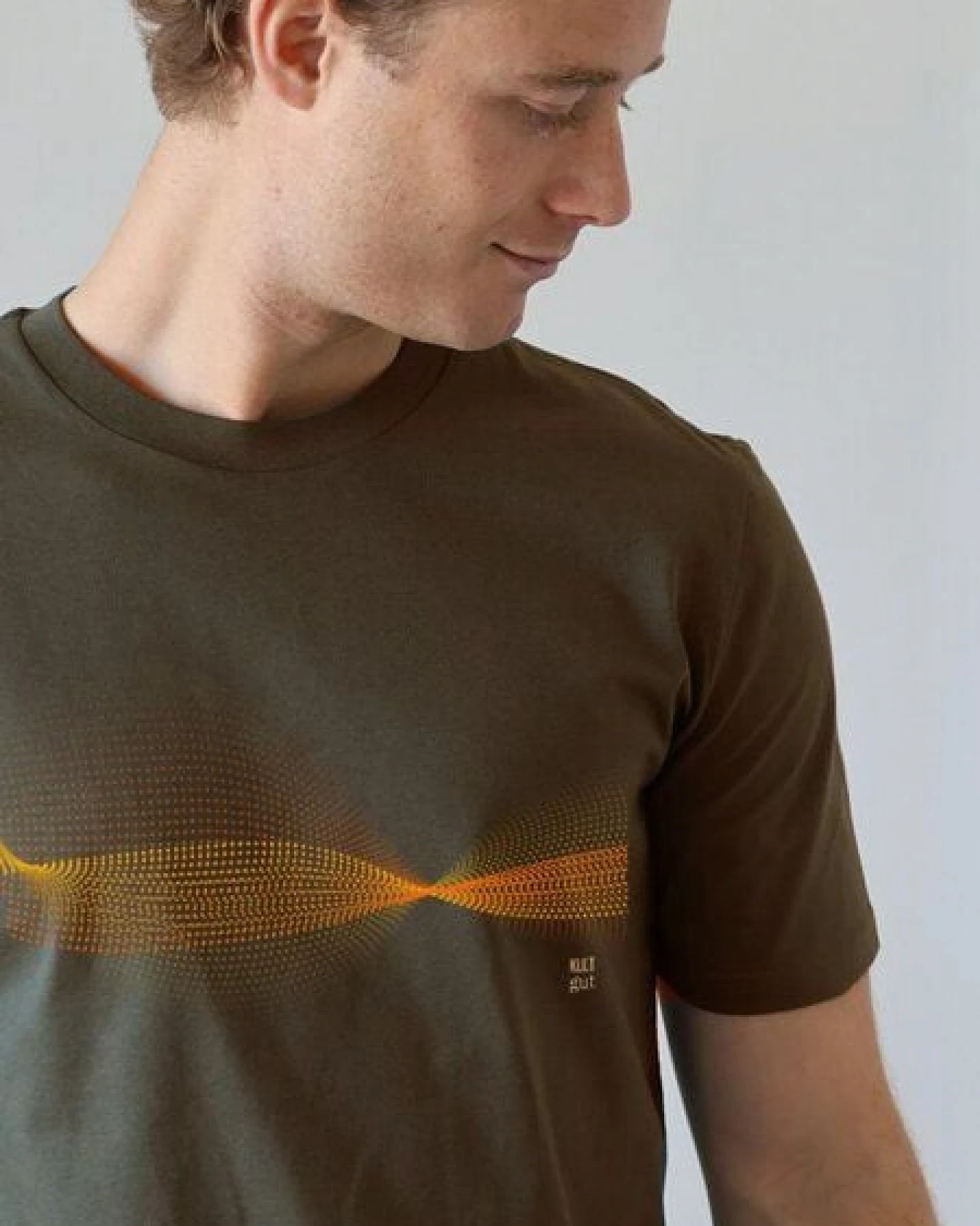 Kultgut Biofair T-Shirt meliert/Vibration – Ansicht 2