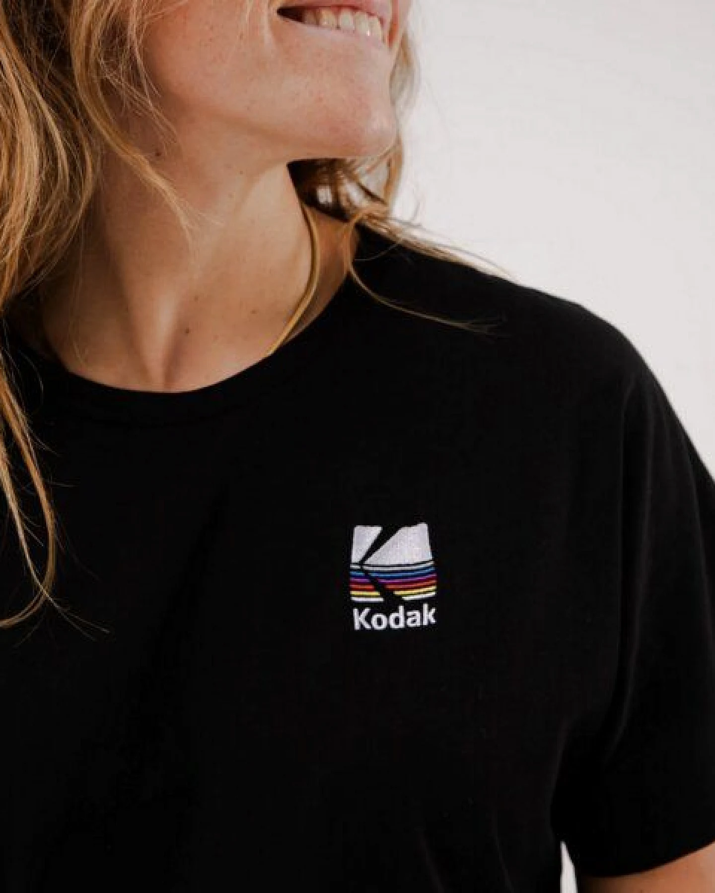 Brava Fabrics Kodak Color Oversize T-Shirt Schwarz – Ansicht 2