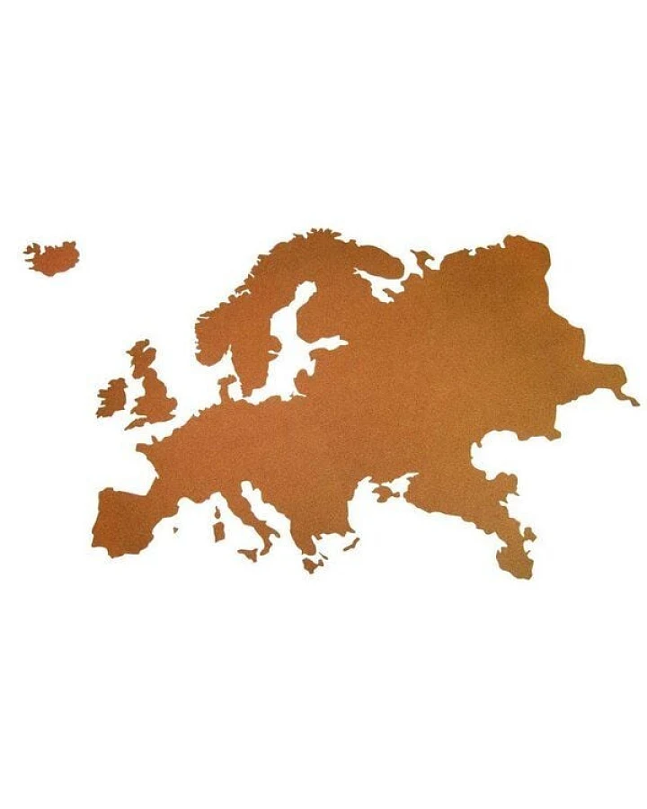 Kork-Deko Europa als Pinnwand aus Kork XXL ca. 150x90 cm