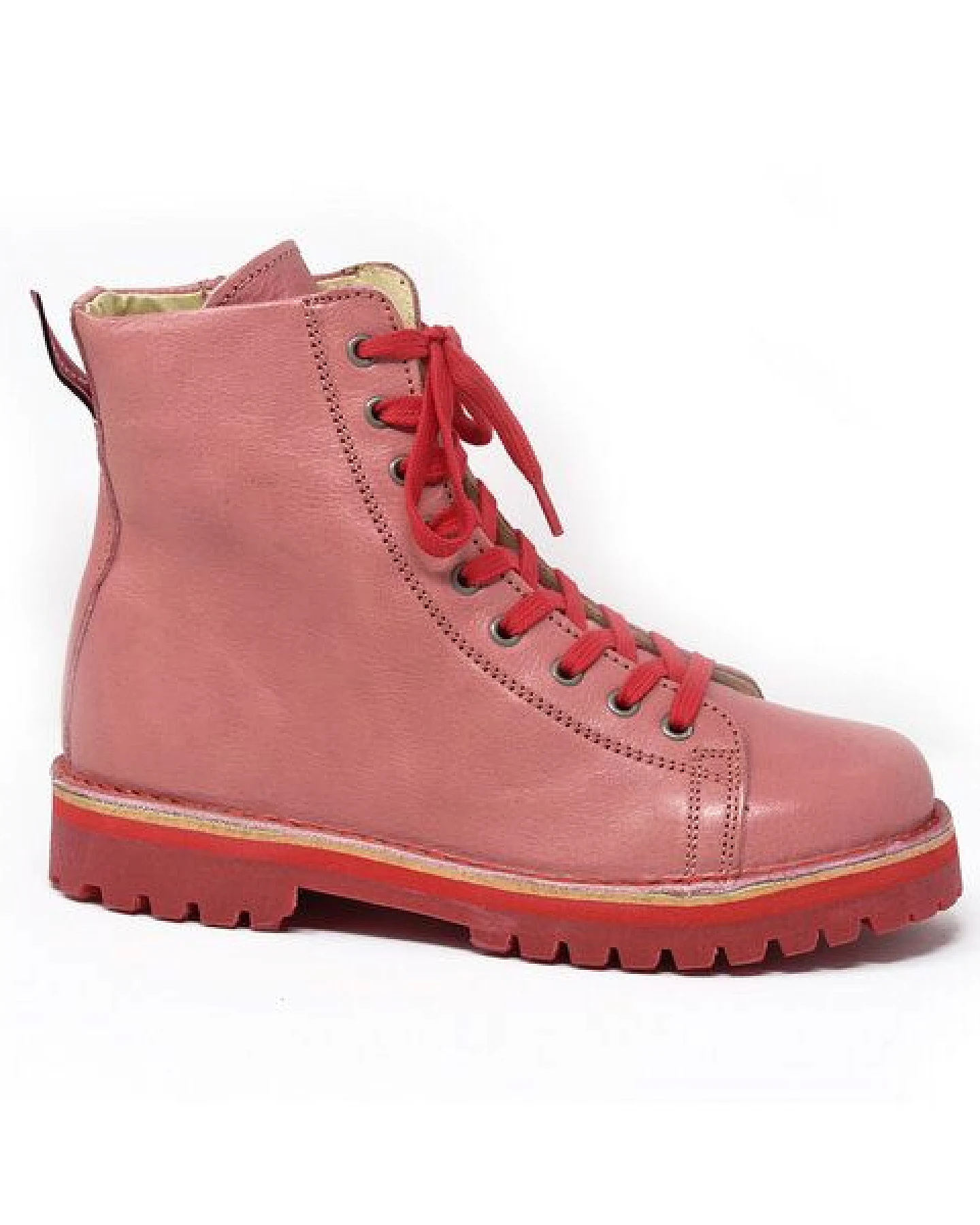 Grünbein Shoes Grünbein Schnürboots Noa II rosa – Ansicht 3
