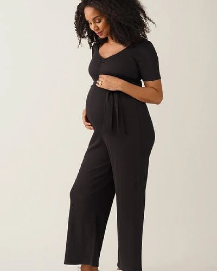 Boob gerippter Umstandsjumpsuit Signe