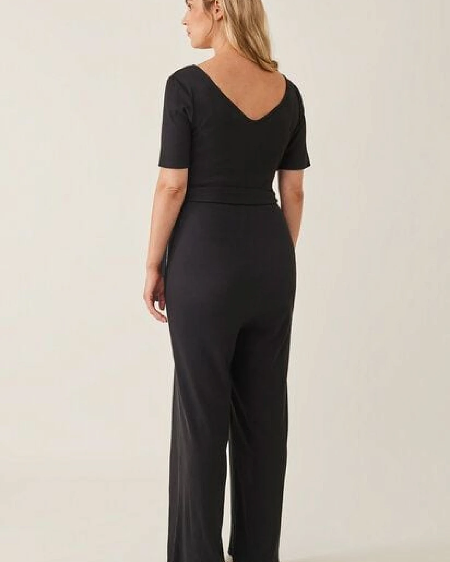Boob gerippter Umstandsjumpsuit Signe – Ansicht 3
