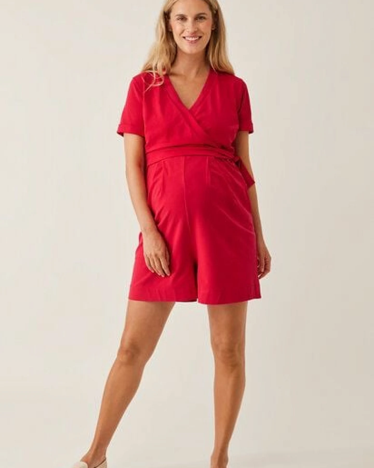 Boob Kurzer Umstandsjumpsuit mit Stillfunktion – Ansicht 3