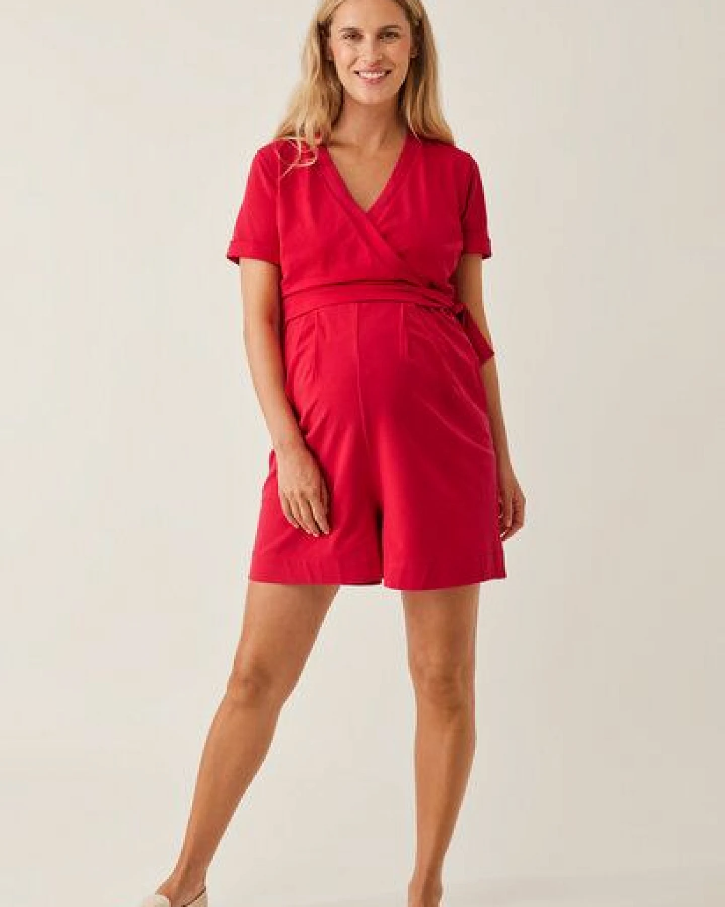Boob Kurzer Umstandsjumpsuit mit Stillfunktion – Ansicht 3