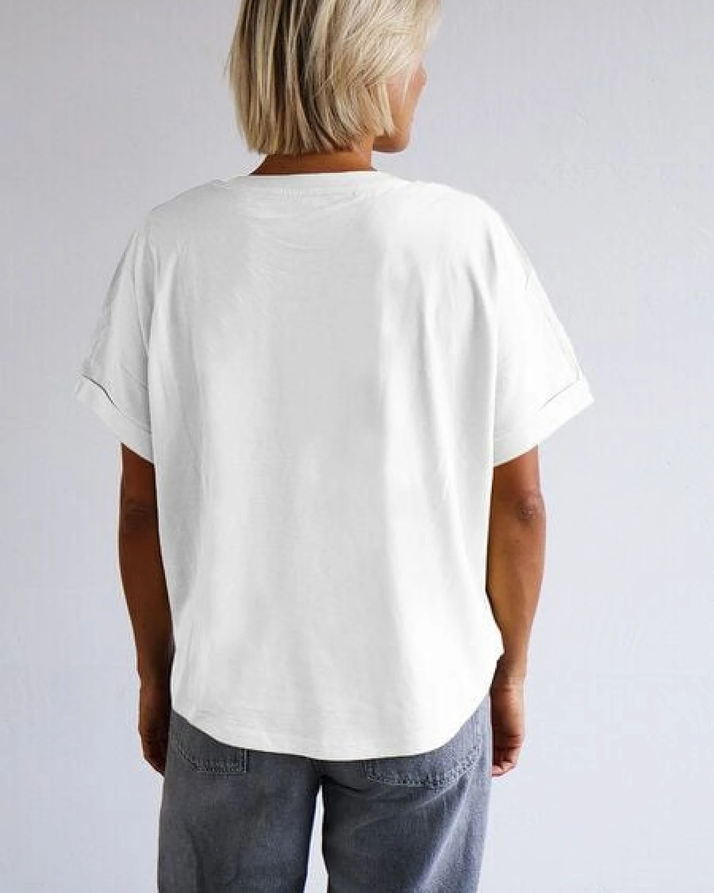 Kultgut Biofair & Vegan Oversize T-Shirt aus 100% feiner Biobaumwolle – Ansicht 2