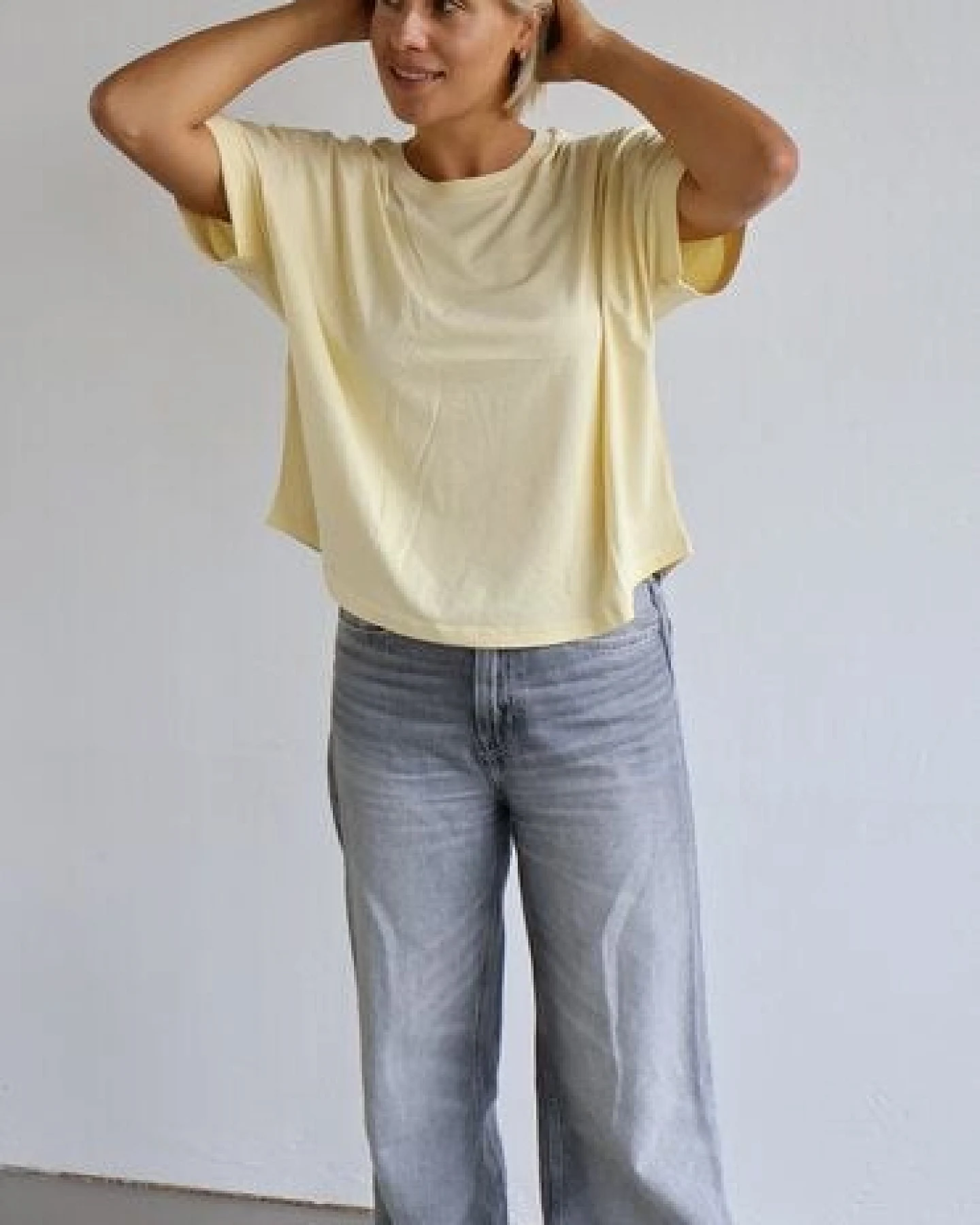 Kultgut Biofair & Vegan Oversize T-Shirt aus 100% feiner Biobaumwolle – Ansicht 2