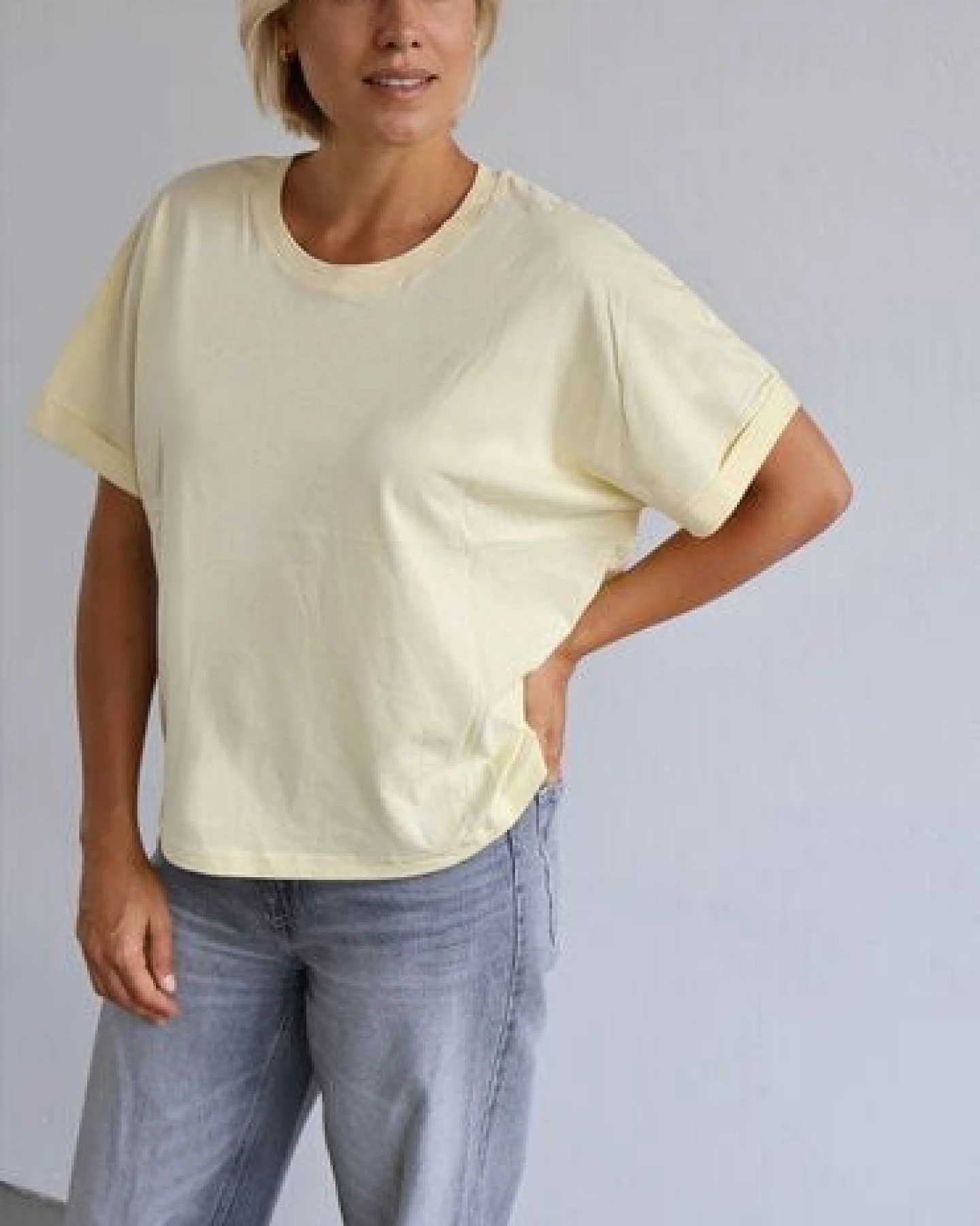 Kultgut Biofair & Vegan Oversize T-Shirt aus 100% feiner Biobaumwolle – Ansicht 3