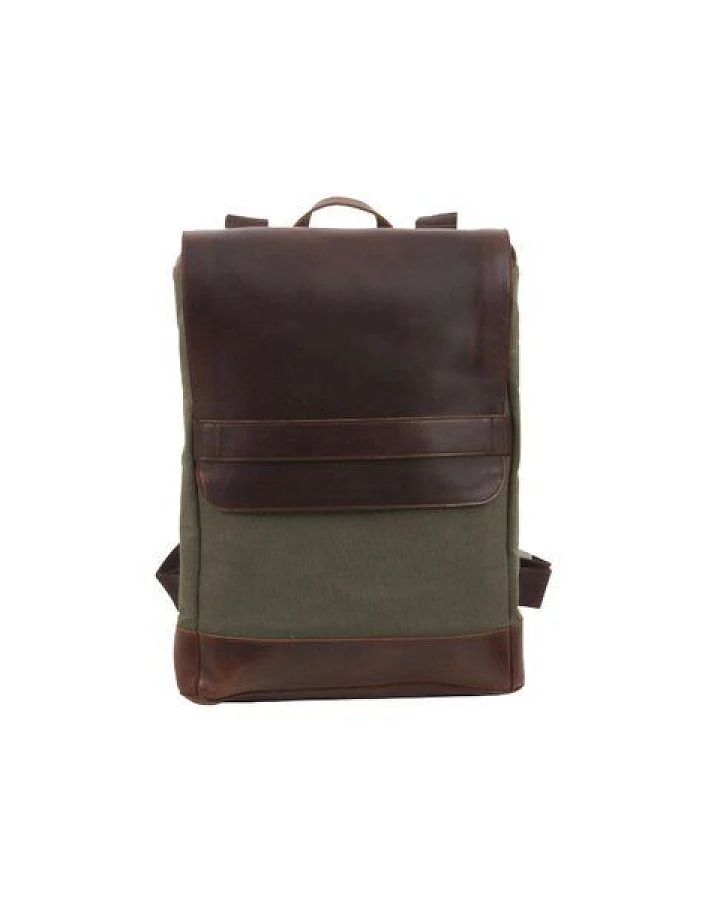 Buckle & Seam Canvas Rucksack Morris
