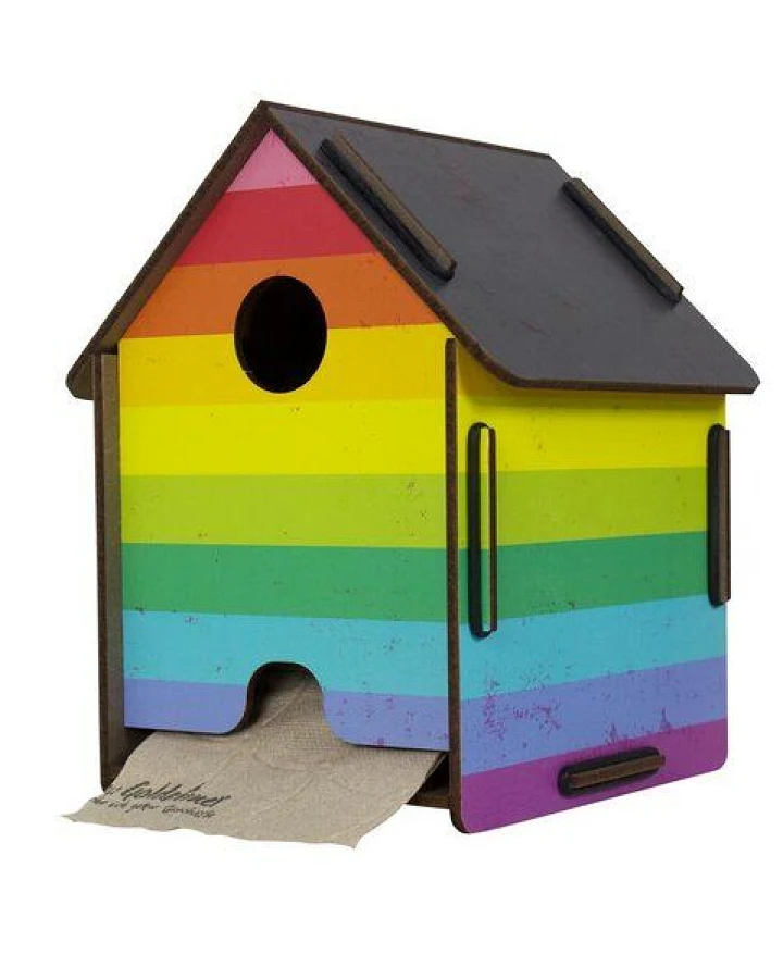WERKHAUS Toilettenpapier-Haus WELCOME
