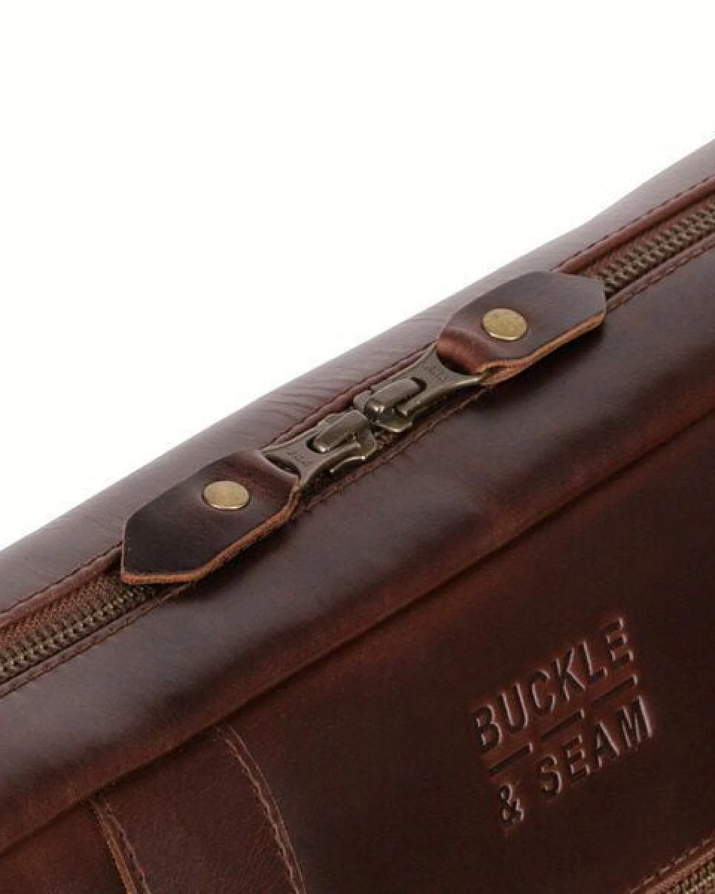Buckle & Seam Leder Business Briefcase Everett – Ansicht 4