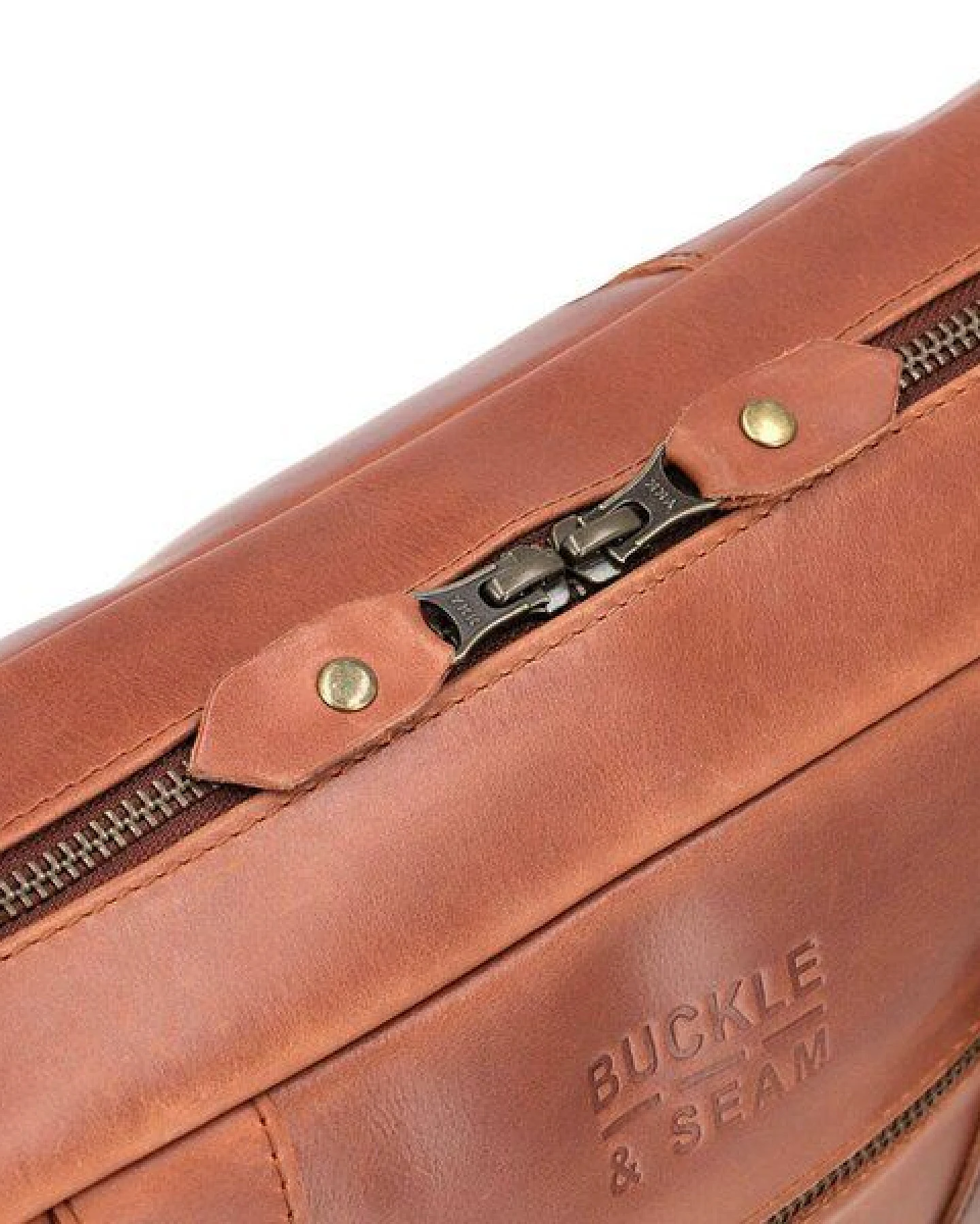 Buckle & Seam Leder Business Briefcase Everett – Ansicht 4